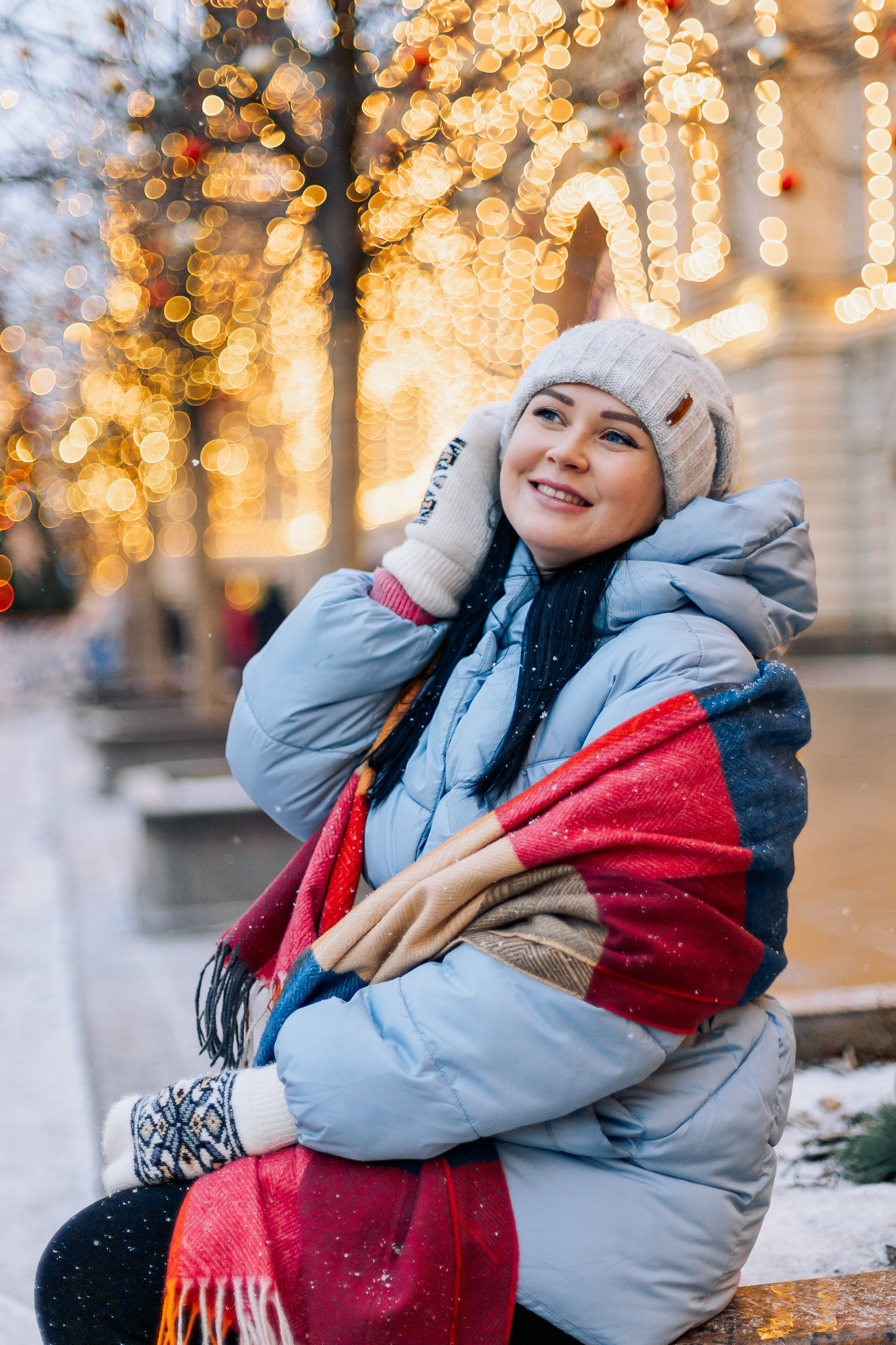 Прогулка по Новогодней ярмарке. Семейный Фотограф в Москве Евгения Симоненко
