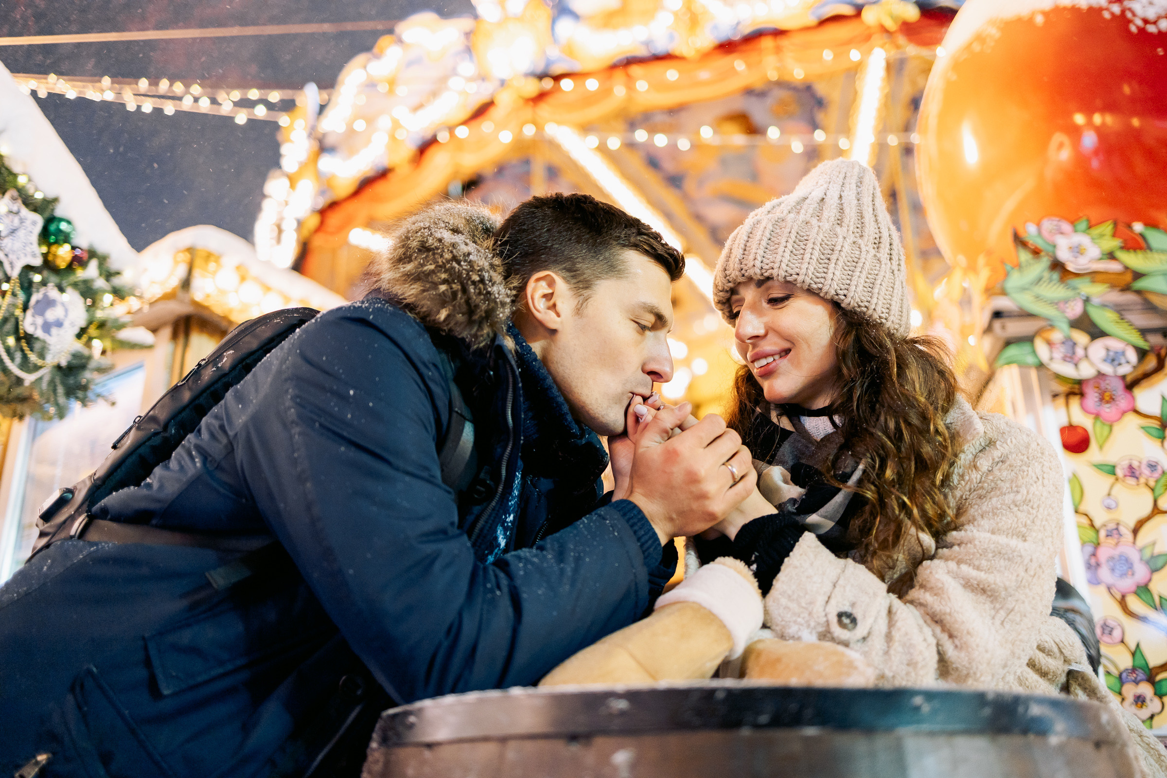 Зимняя фотосессия у Гума. Семейный Фотограф в Москве Евгения Симоненко