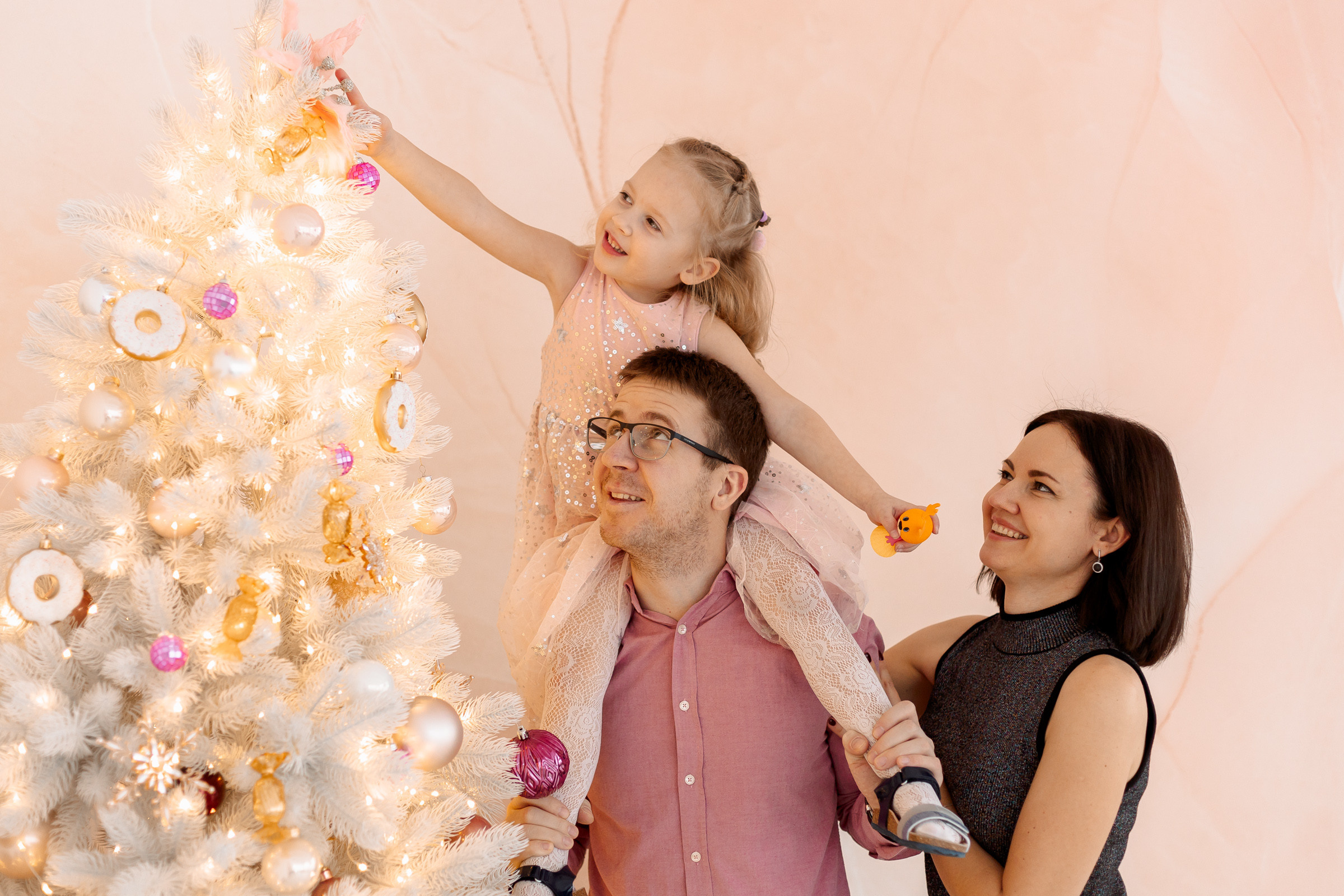 Маша Ваня Вика Новогоднее настроение. Семейный Фотограф в Москве Евгения Симоненко