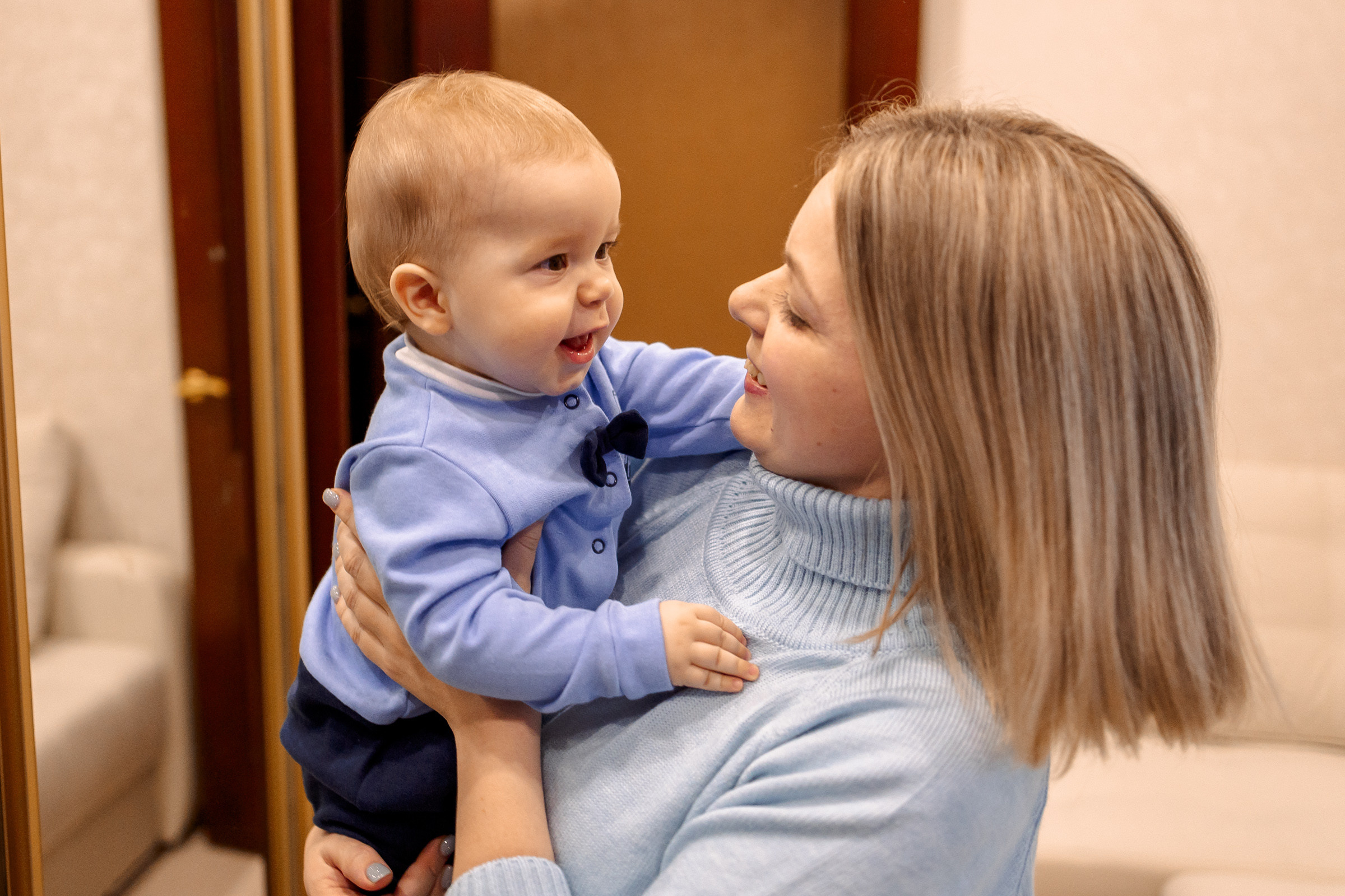 Елена с семьей Новогоднее настроение