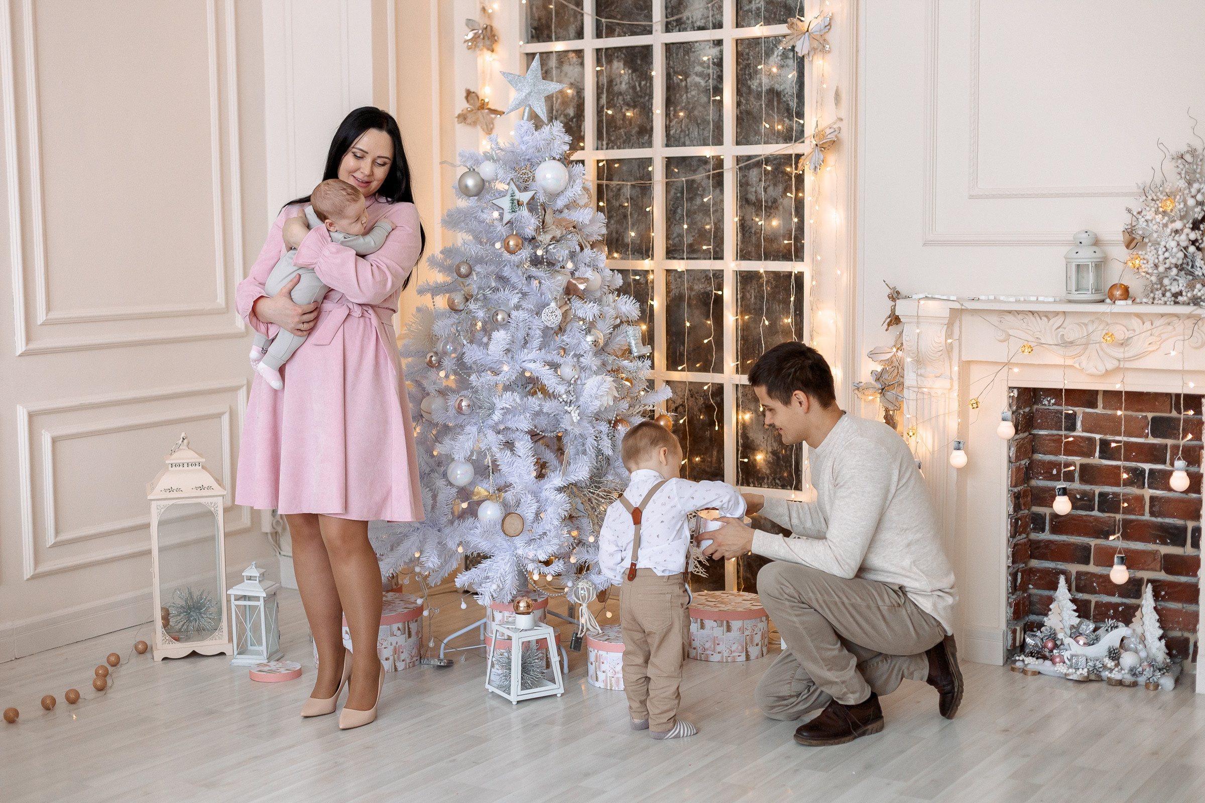 Фотосессия семьи в студии. Семейный Фотограф в Москве Евгения Симоненко