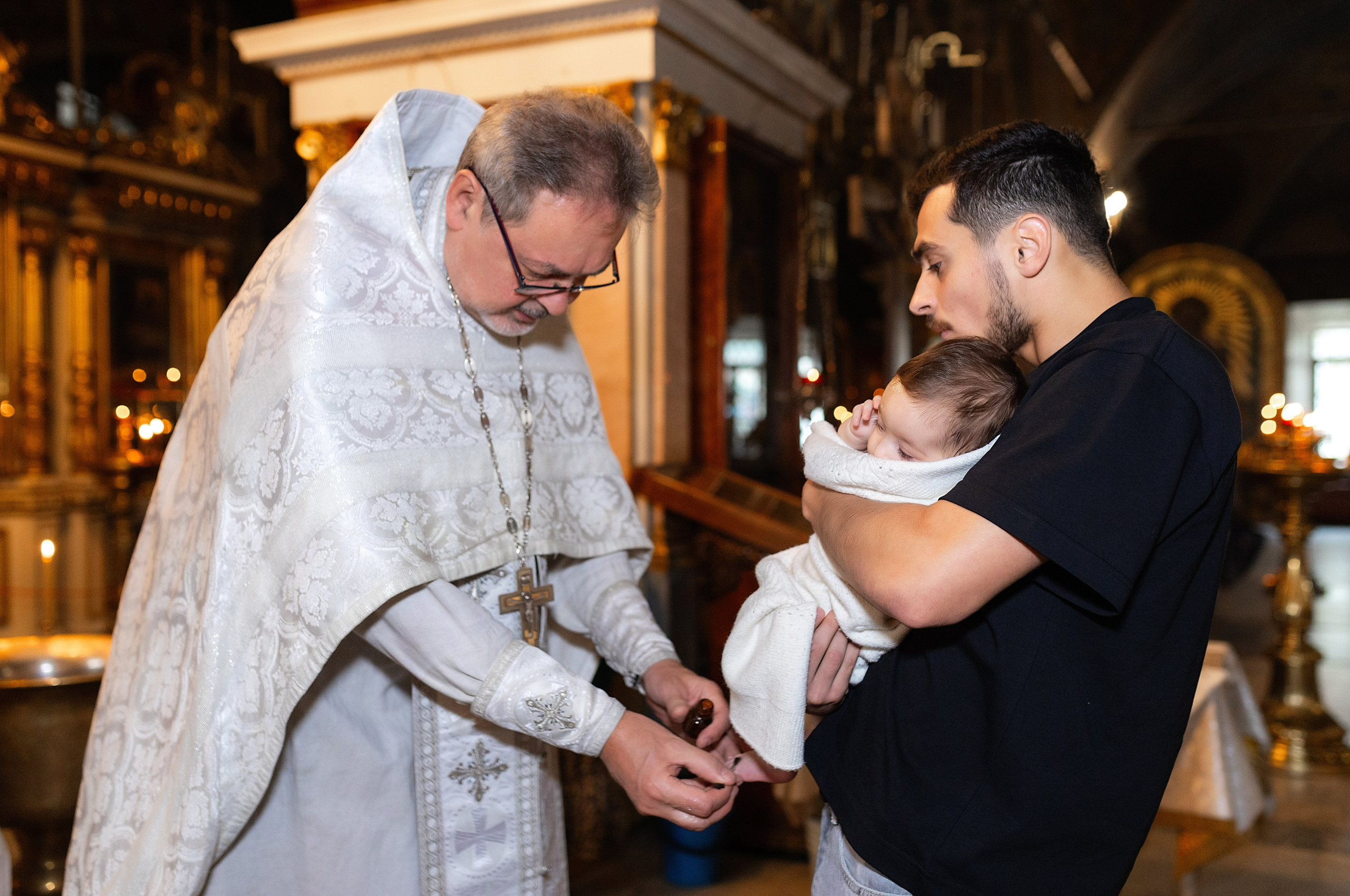 Таинство крещения Лилии. Фотограф в Железнодорожном и Балашихе
