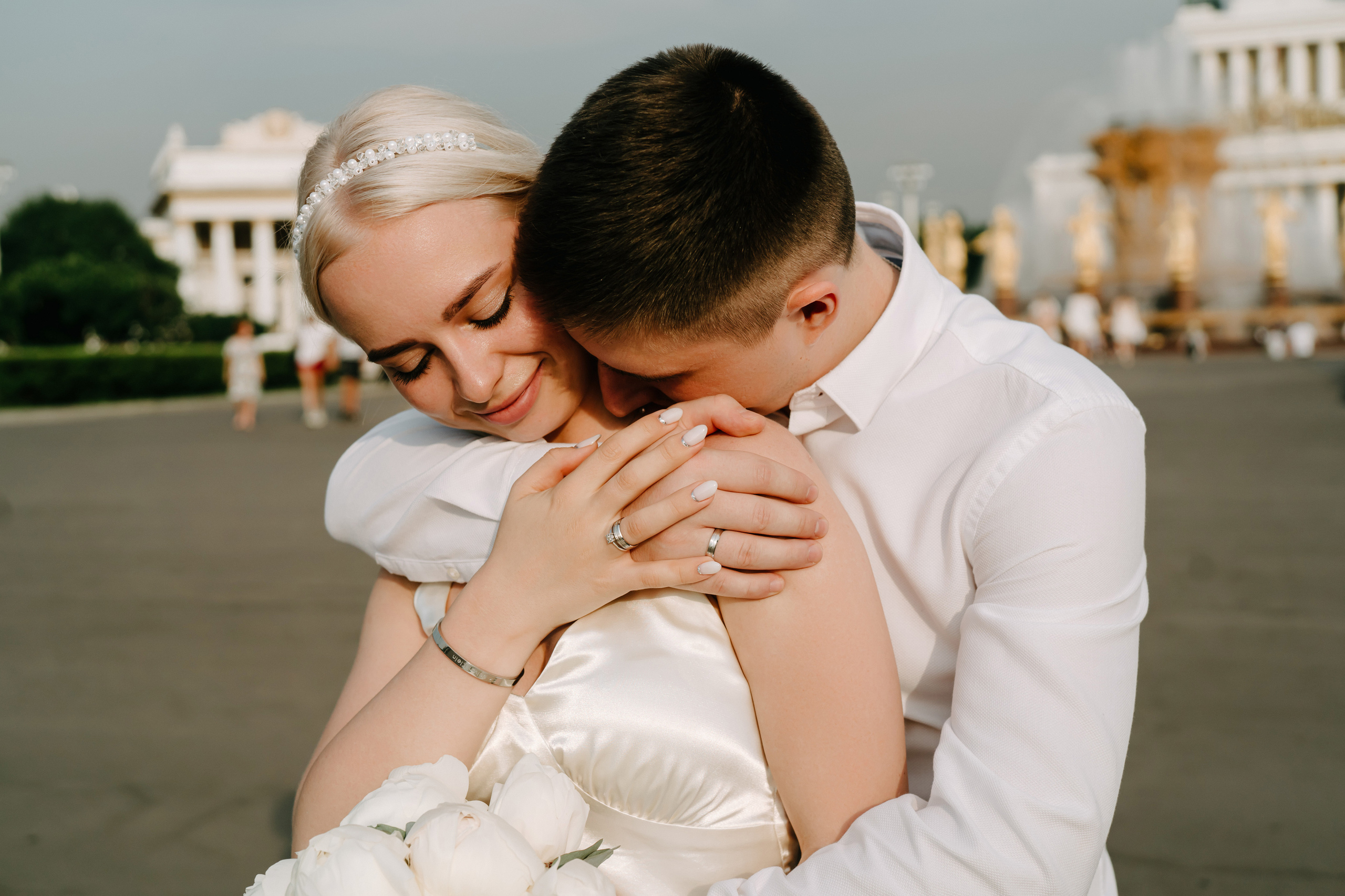 Саша и Ксения. Москва. ВДНХ. Ангелина Корф свадебный и семейный фотограф Коломна, Москва, Санкт-Пет