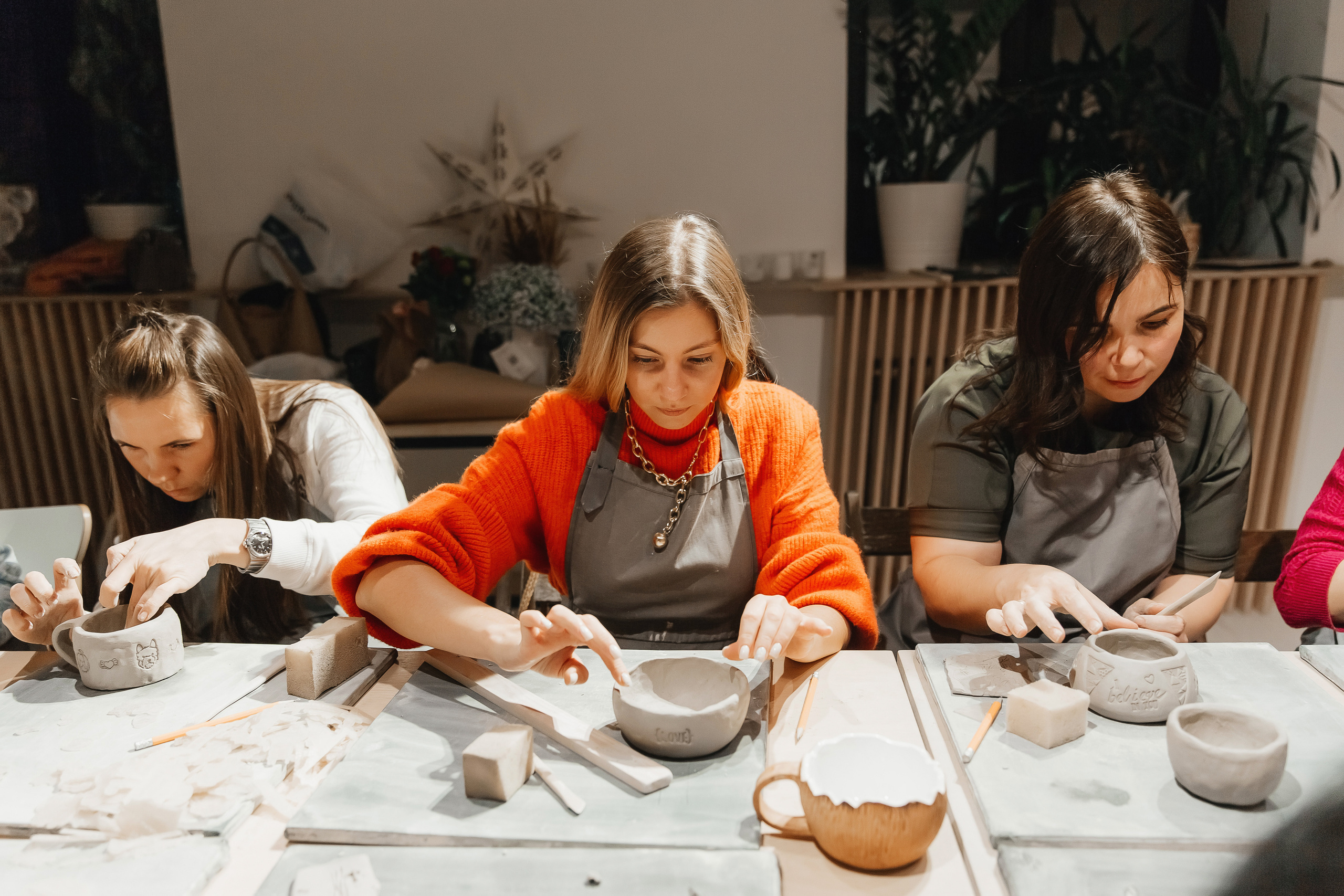 День рождения в гончарной мастерской. Свадебный фотограф Ярославль Ирина Волоцкая