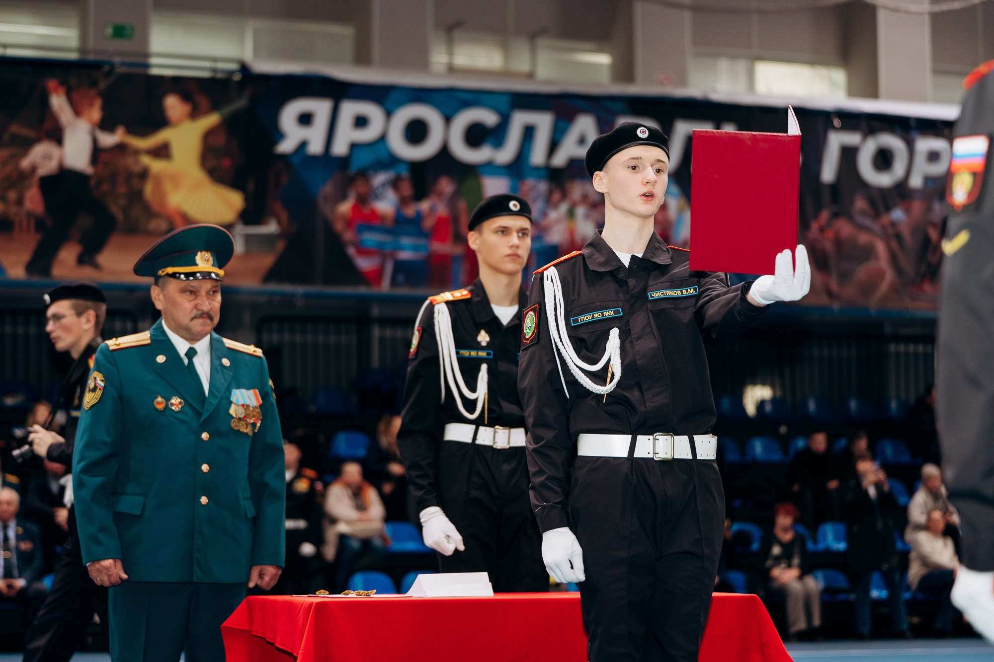 Принятие присяги кадетами. Свадебный и репортажный фотограф в Ярославле Евгений Сальников