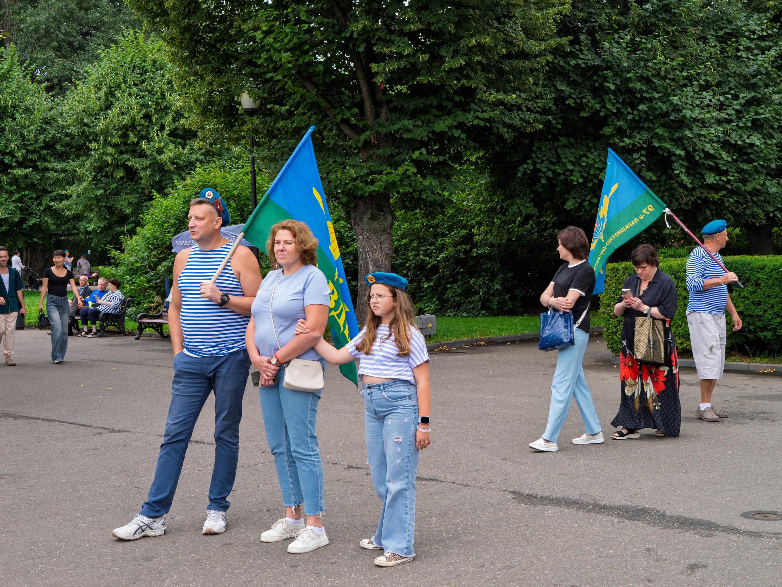 Празднование 95-летия ВДВ в парке горького 2 августа 2025 гола. Фотограф Никифоров-Гордеев Сергей. Москва и МО