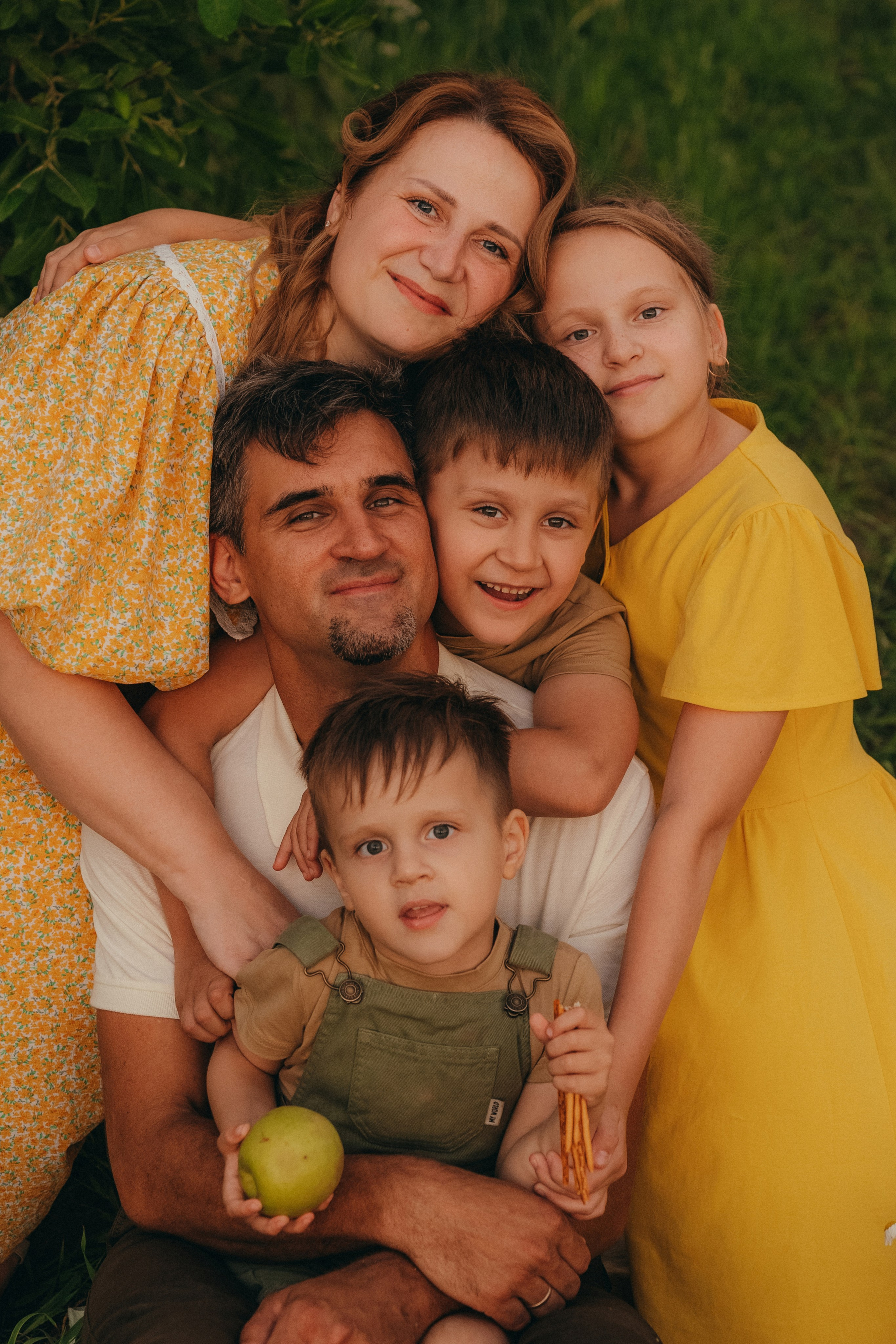Алексей, Юля, Матрона Аркадий, Прохор. Семейный фотограф • Домашние съемки в Нижнем Новгороде