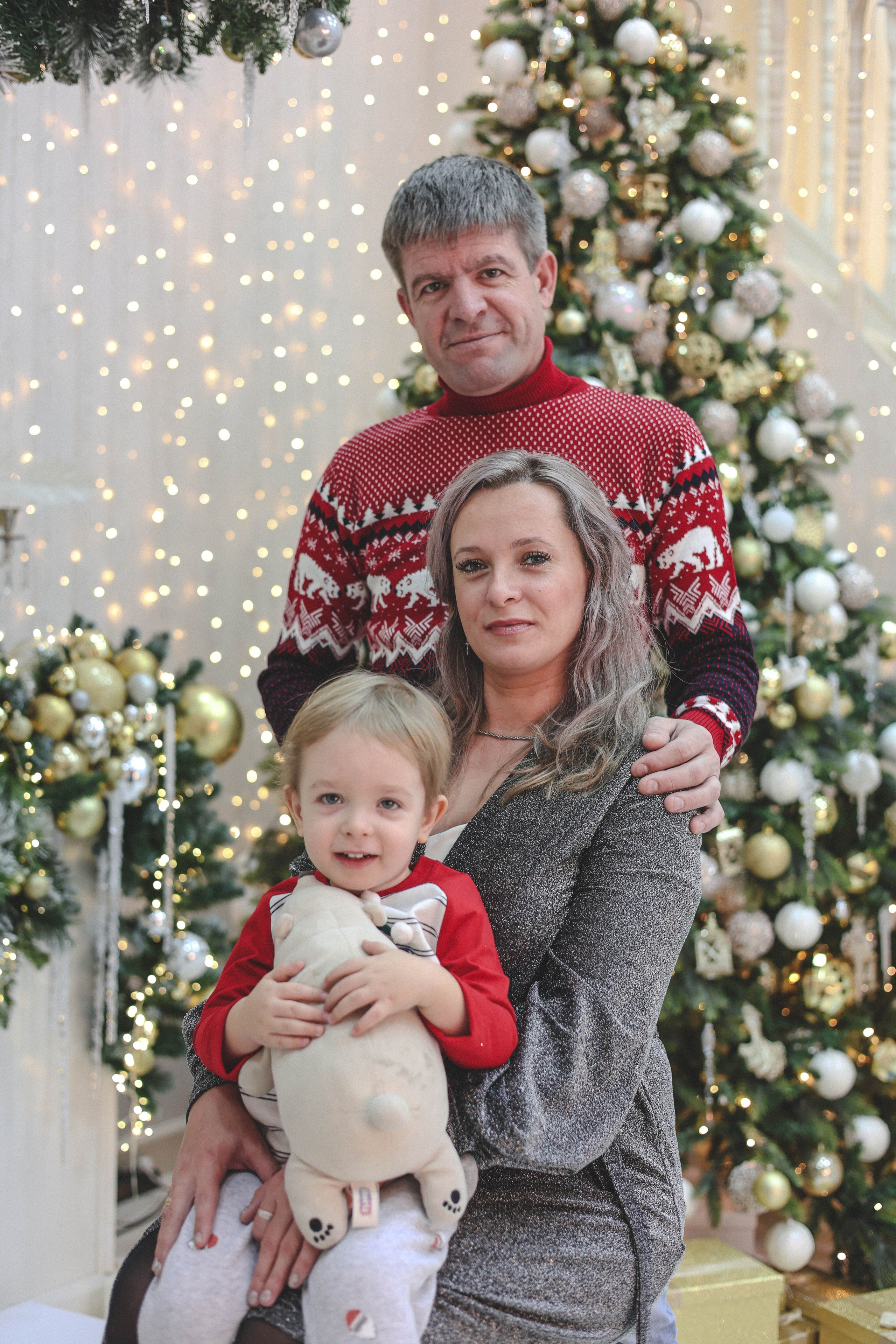 Новогодняя история «Ирина и ее семья». Фотограф в Москве Анастасия Калинина