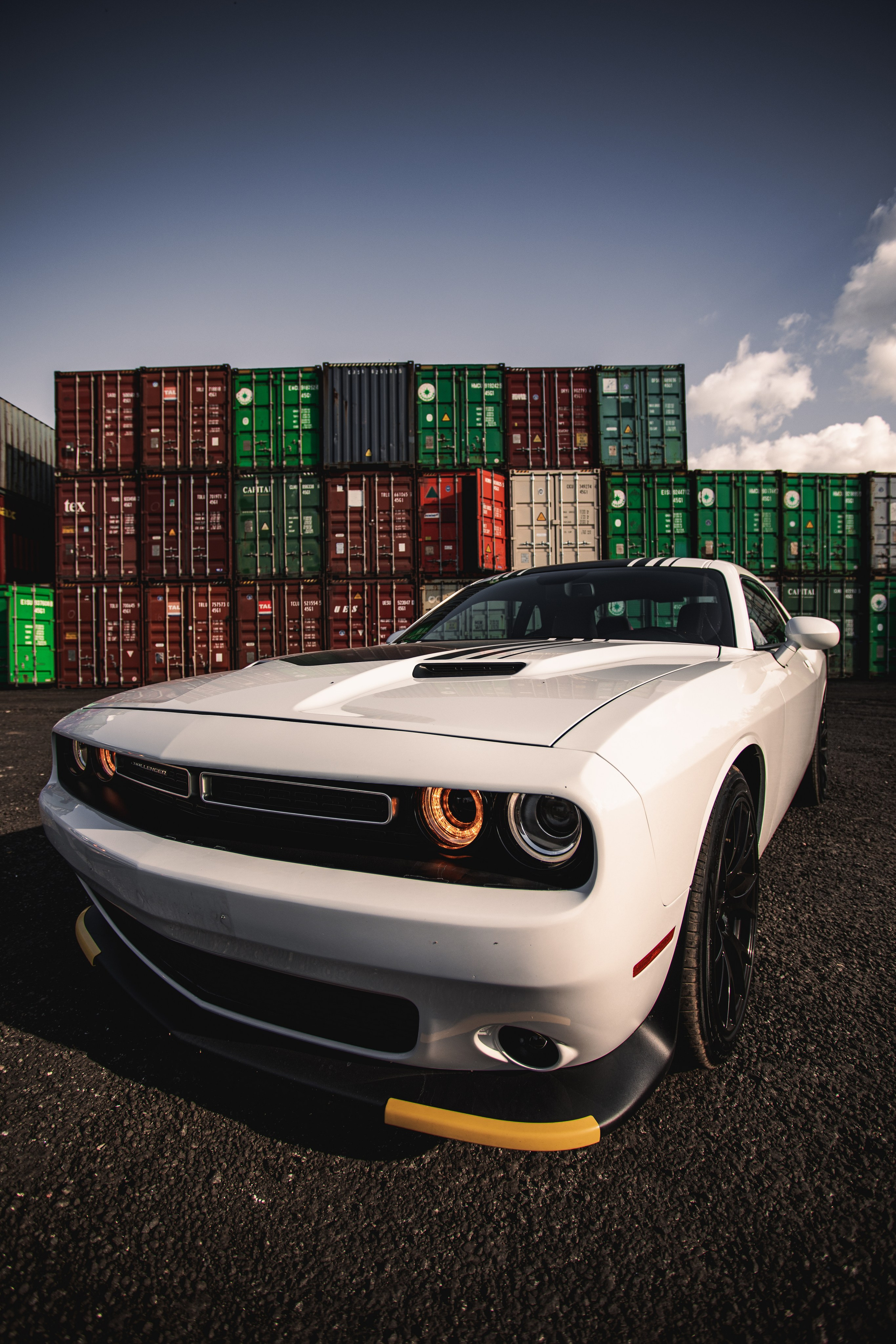 Dodge Challengers. Спортивный фотограф — Никита