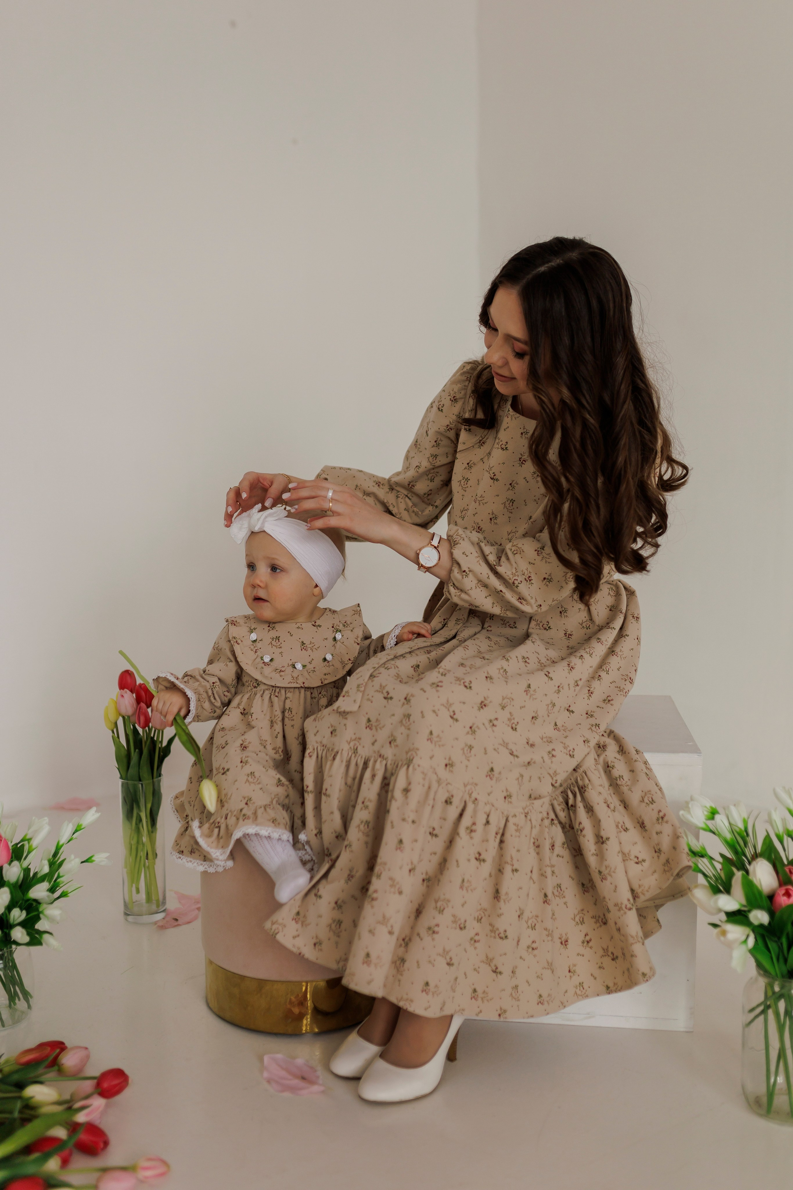 Сьемка годика для Анечки. Семейный и детский фотограф в Рязани Васюгова Мария