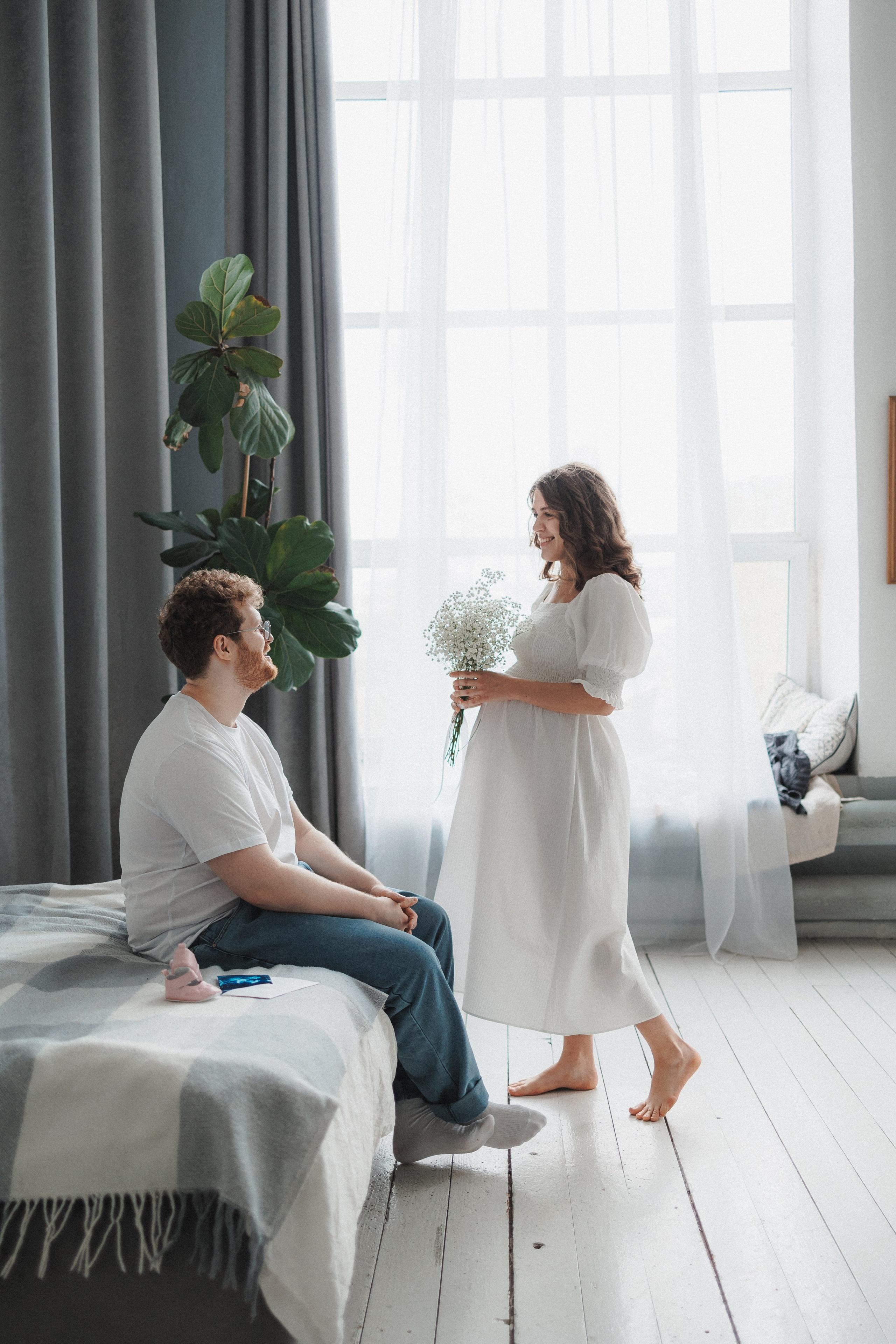 Любовь — это когда ты под сердцем носишь его ребенка. Фотограф Москва Светлана Кирюшина