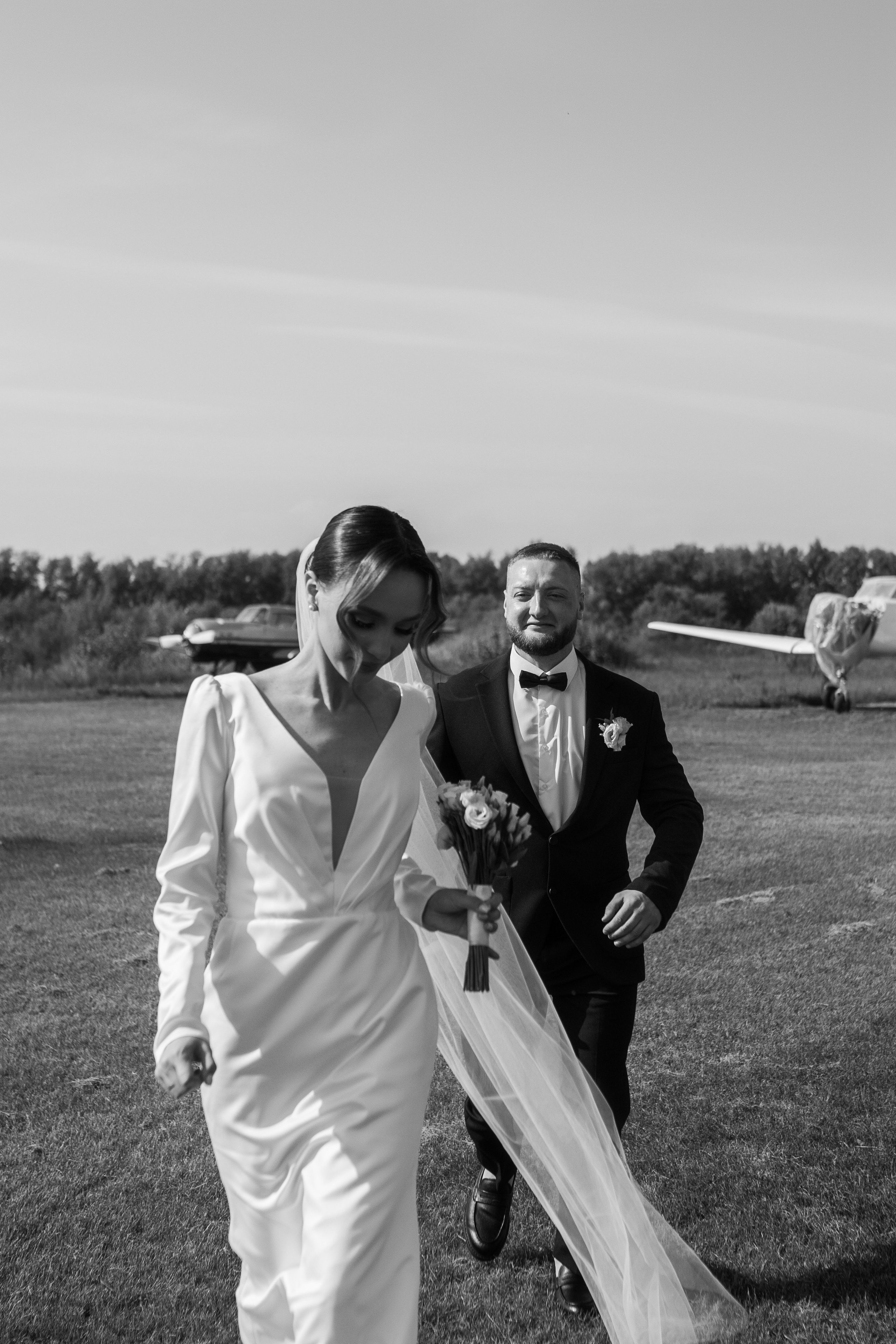 Аэродром. Свадебный фотограф Тольятти Москва Адамова Виктория