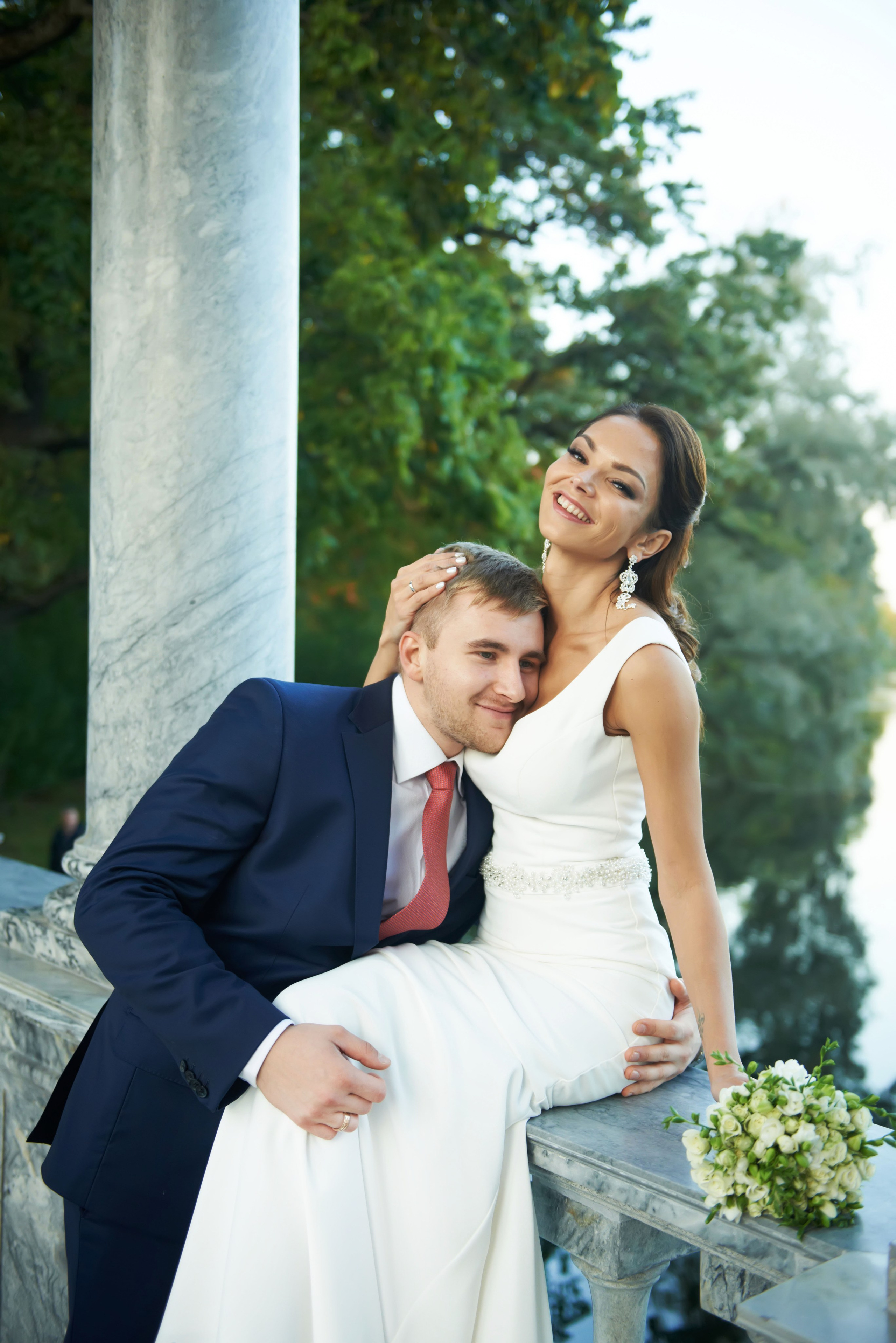 Максим и Наталья (свадебная фотосессия в Пушкине в Екатерининском парке). Портретный, семейный и свадебный фотограф в Санкт-Петербурге и в Пушкине Ширяев Денис