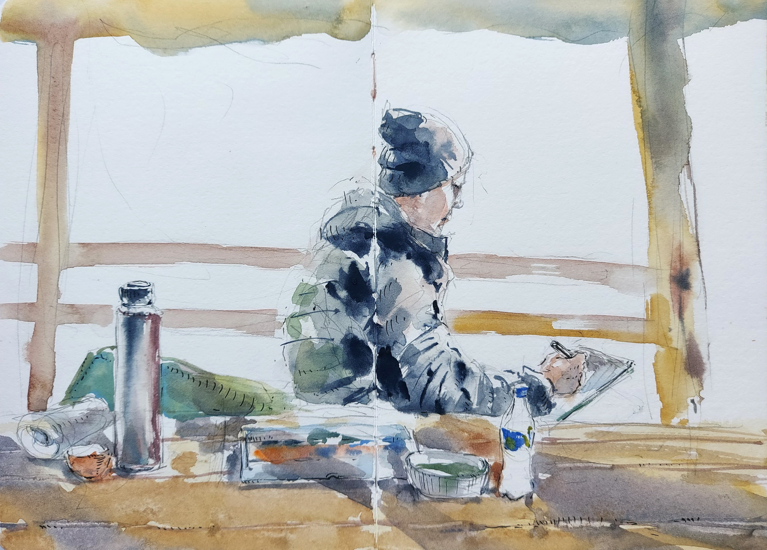 Quick Sketches. Alexander Manaenkov | Watercolor Artist from Siberia
