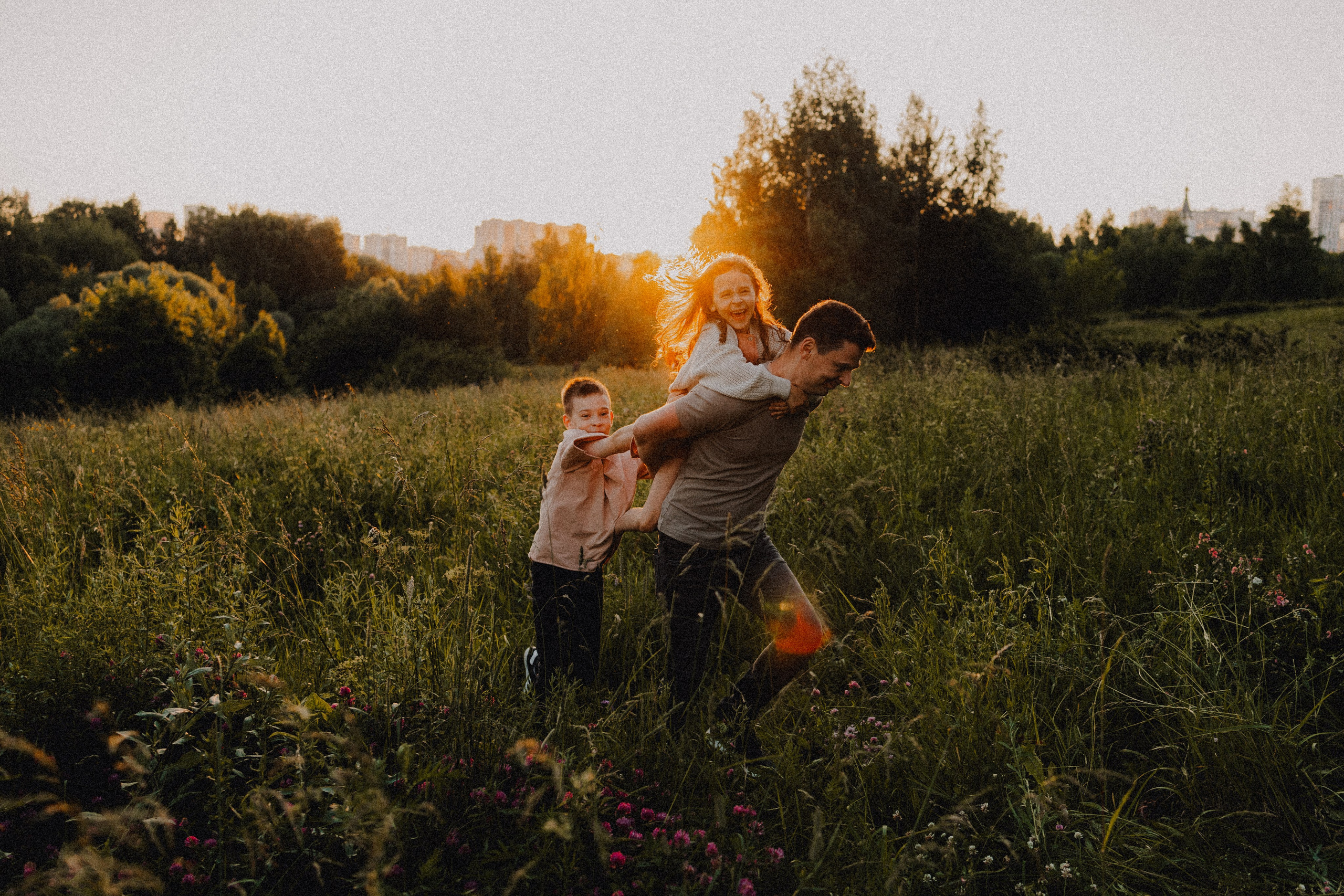 Илья, Катя, Ваня и Соня. Семейный фотограф Москва