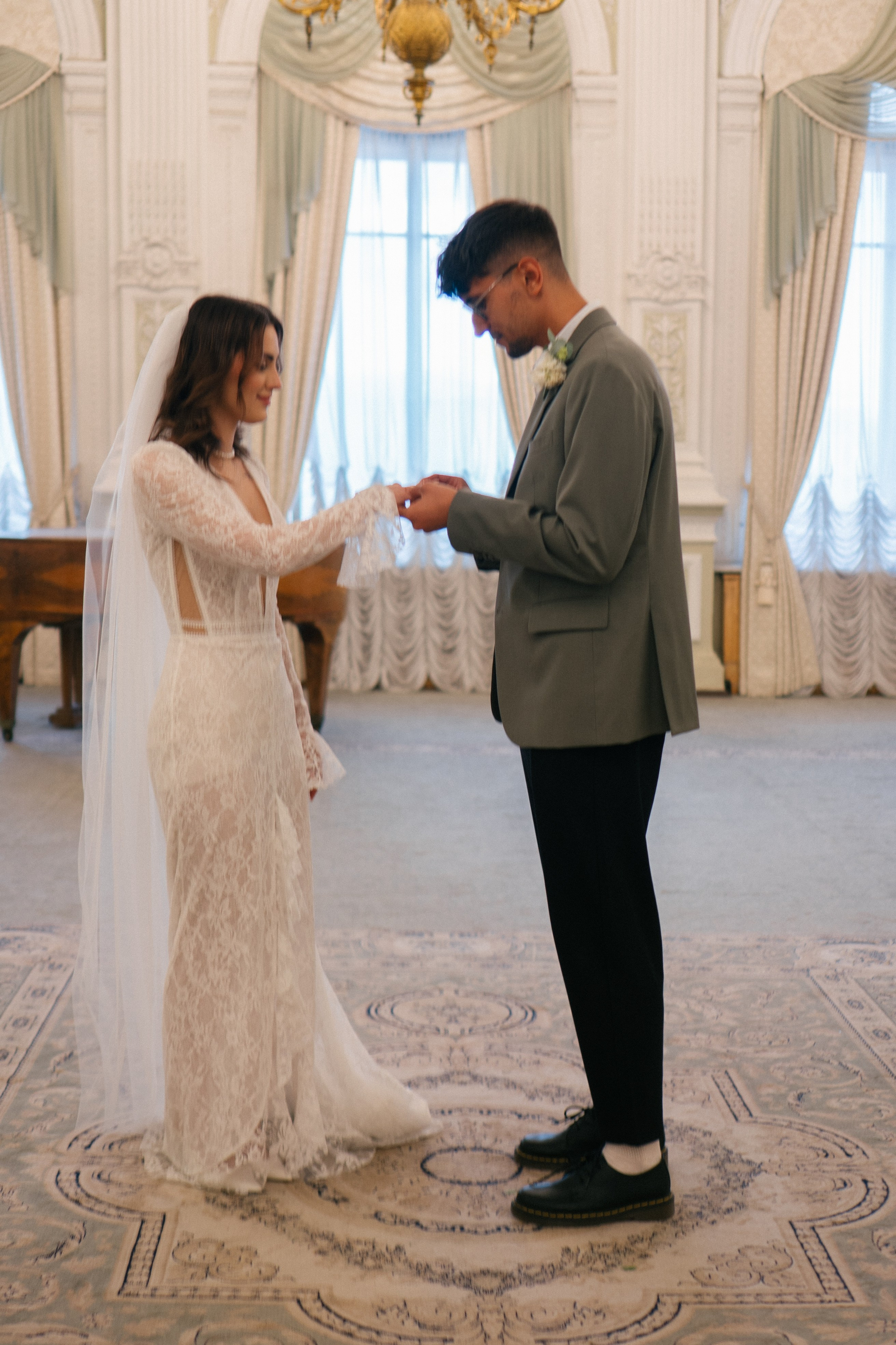 СВАДЕБНАЯ СЬЕМКА В ПЕРВОМ ДВОРЦЕ БРАКОСОЧЕТАНИЯ. Профессиональный фотограф, Санкт-Петербург — Виктория Богомолова