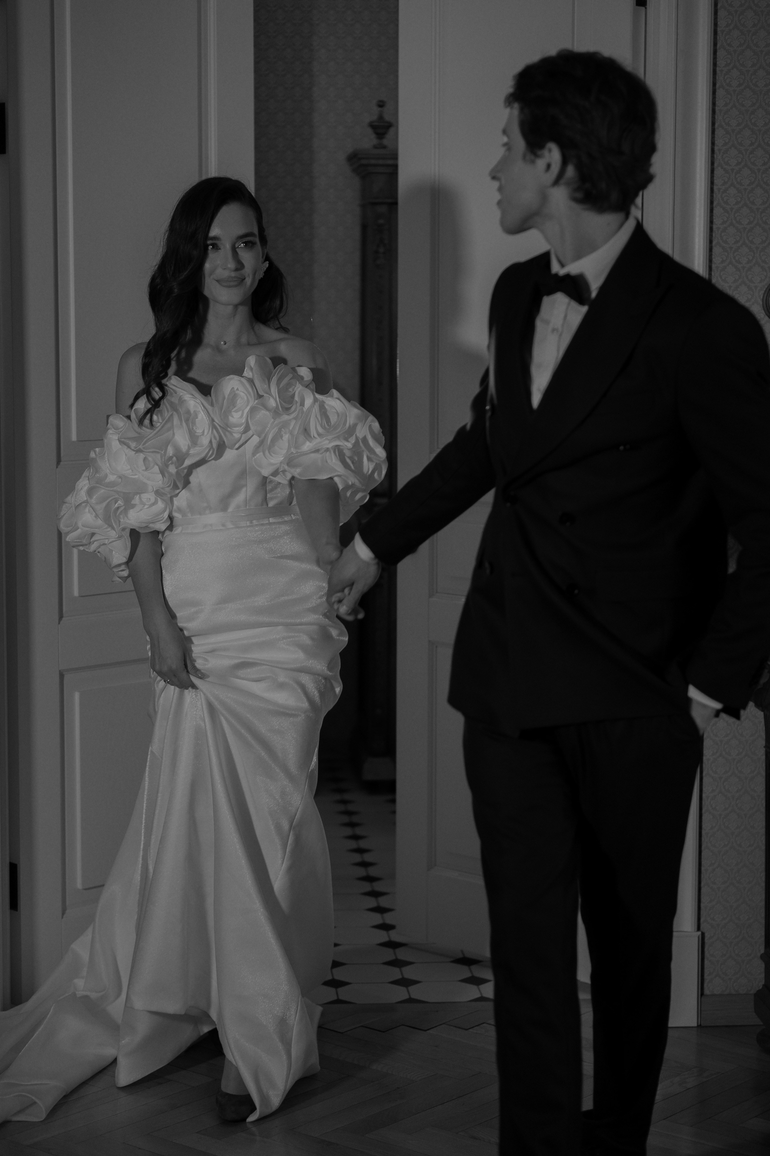 Свадебная в ретро-квартире. Фотограф Арина Шмакова