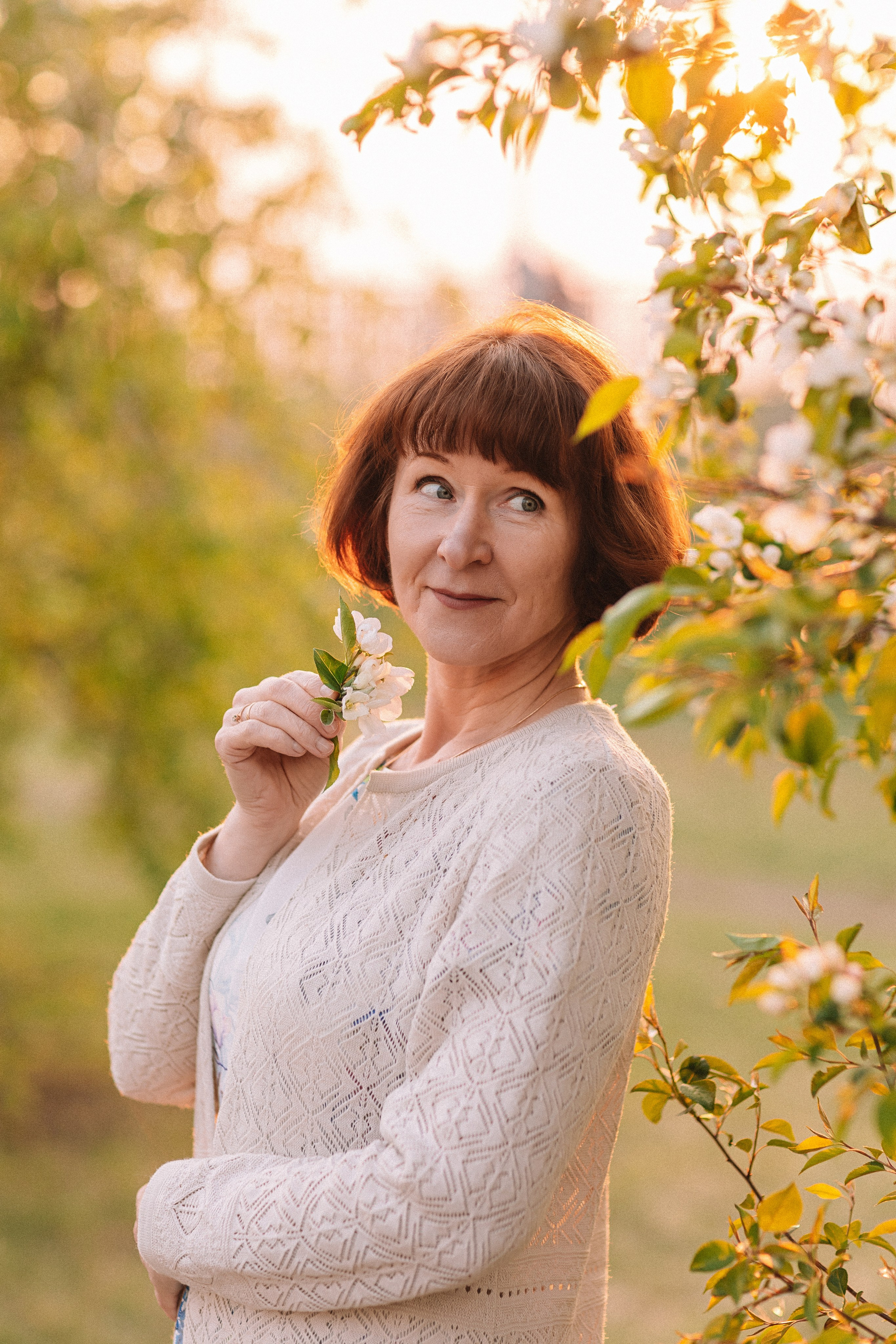 Яблони. Семейный фотограф Тюмень, фотограф на роды Салмина Мария