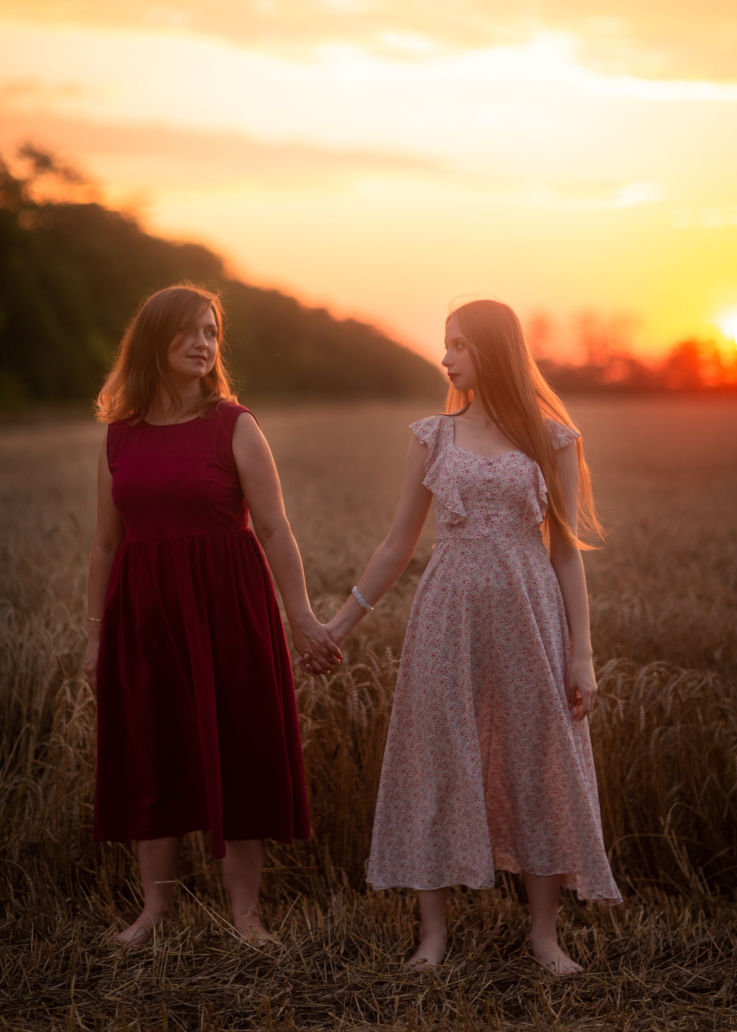 Закат в пшеничном поле. Фотограф в Приморско-Ахтарске Марьяна Чопко