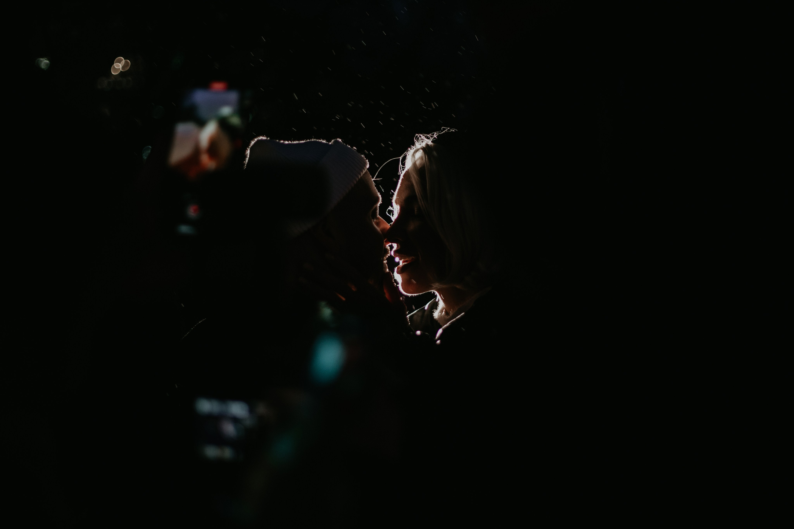 Парная съемка в ночном городе. Мультижанровый фотограф в Москве Наталия Степанова