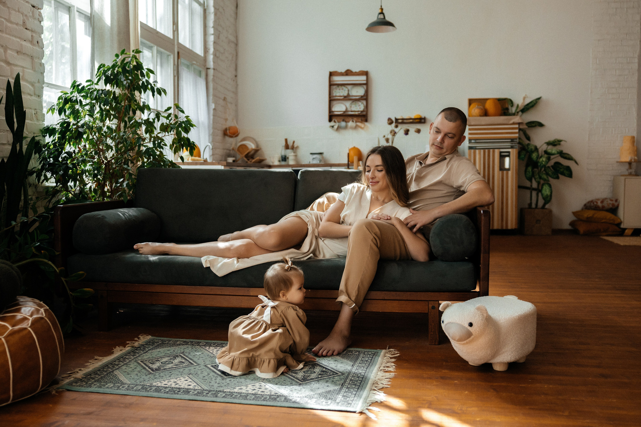 Максим, Алена, и Алиса. Фотограф Краснодар