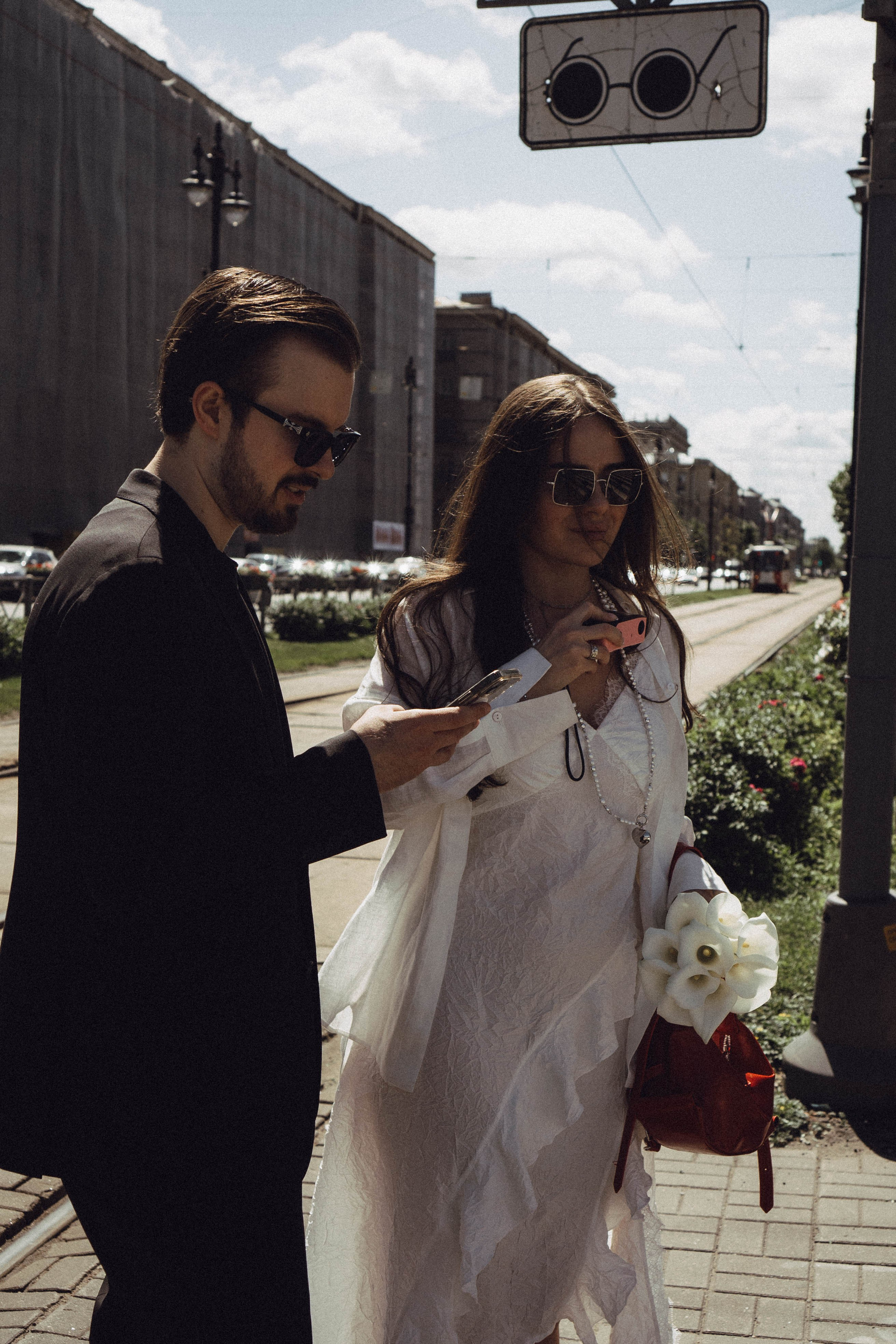 СВАДЕБНАЯ СЬЕМКА В ПАРКЕ ПОБЕДЫ И ПРОГУЛКА ПО МОСКОВСКОМУ ПРОСПЕКТУ. Профессиональный фотограф, Санкт-Петербург — Виктория Богомолова