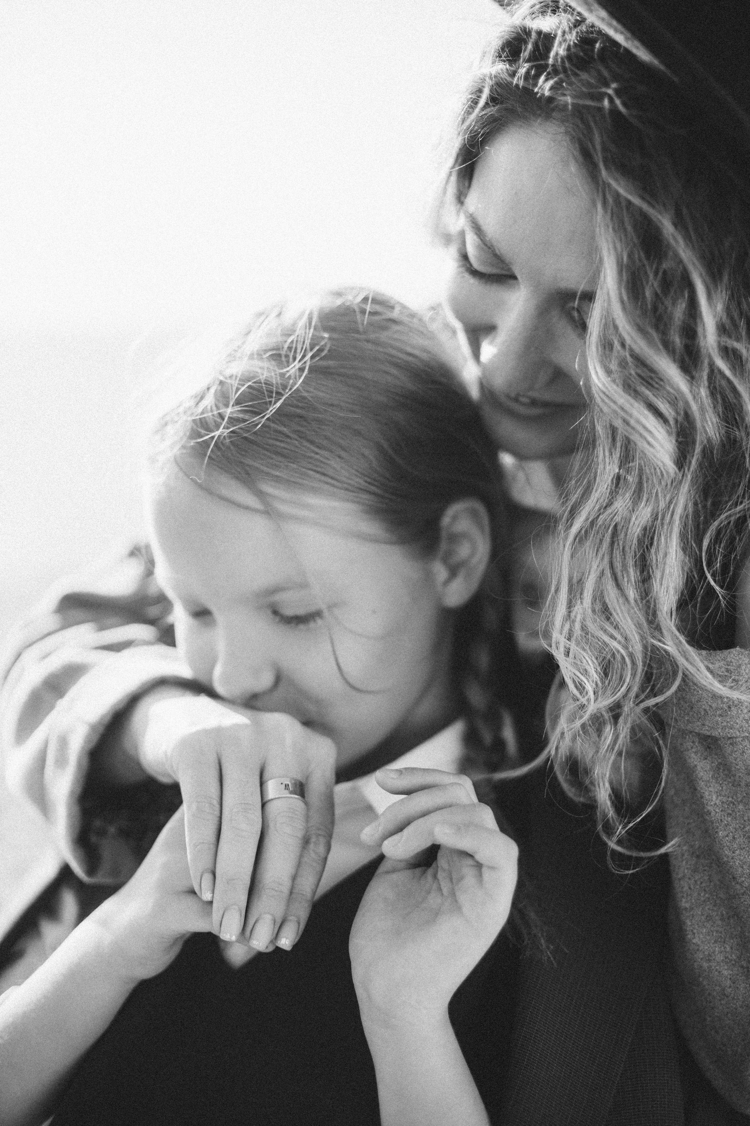 Таня с дочей. Семейный и портретный фотограф в Новосибирске Мария Хлебус