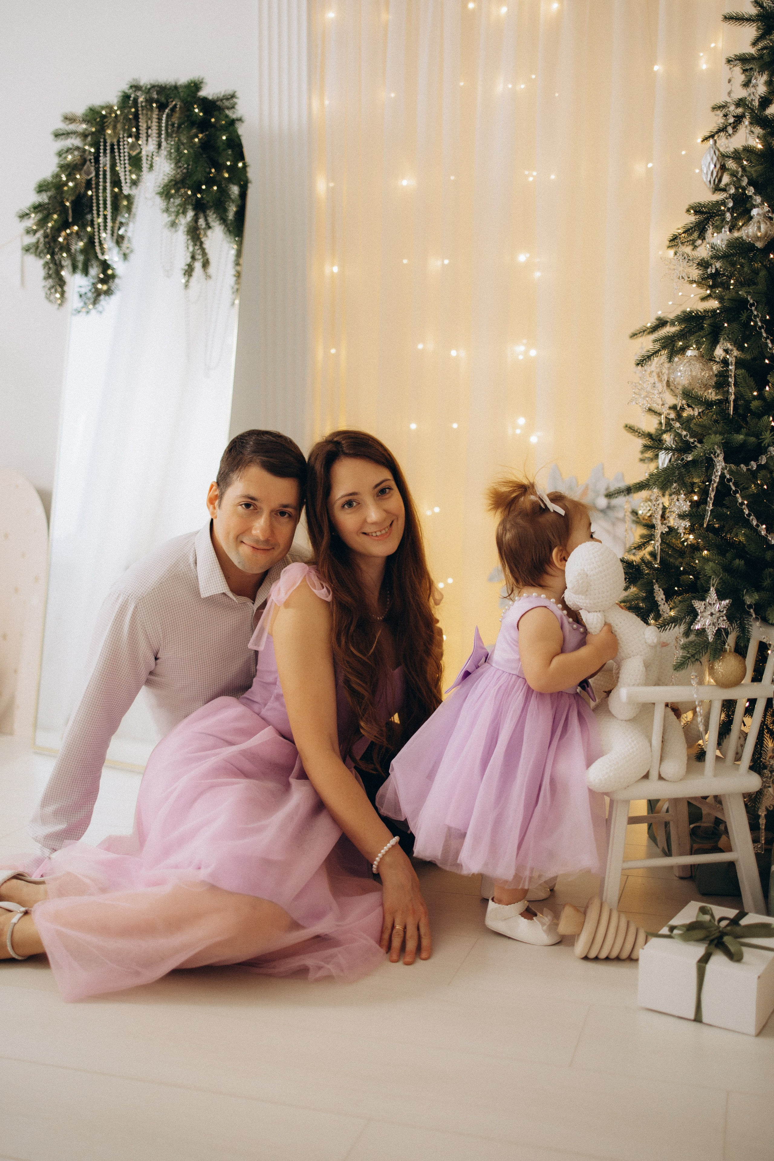 Новый год маленькой Анечки. Семейный фотограф в Москве Анастасия Шалда