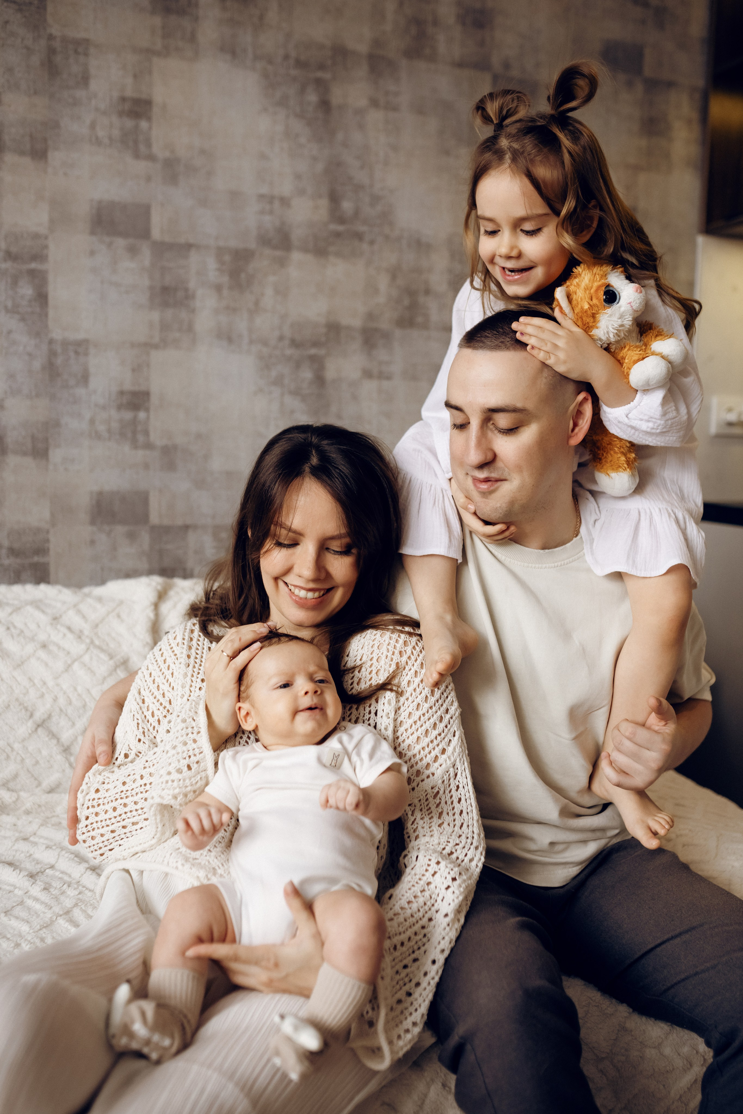 живая семейная фотосессия дома Самара