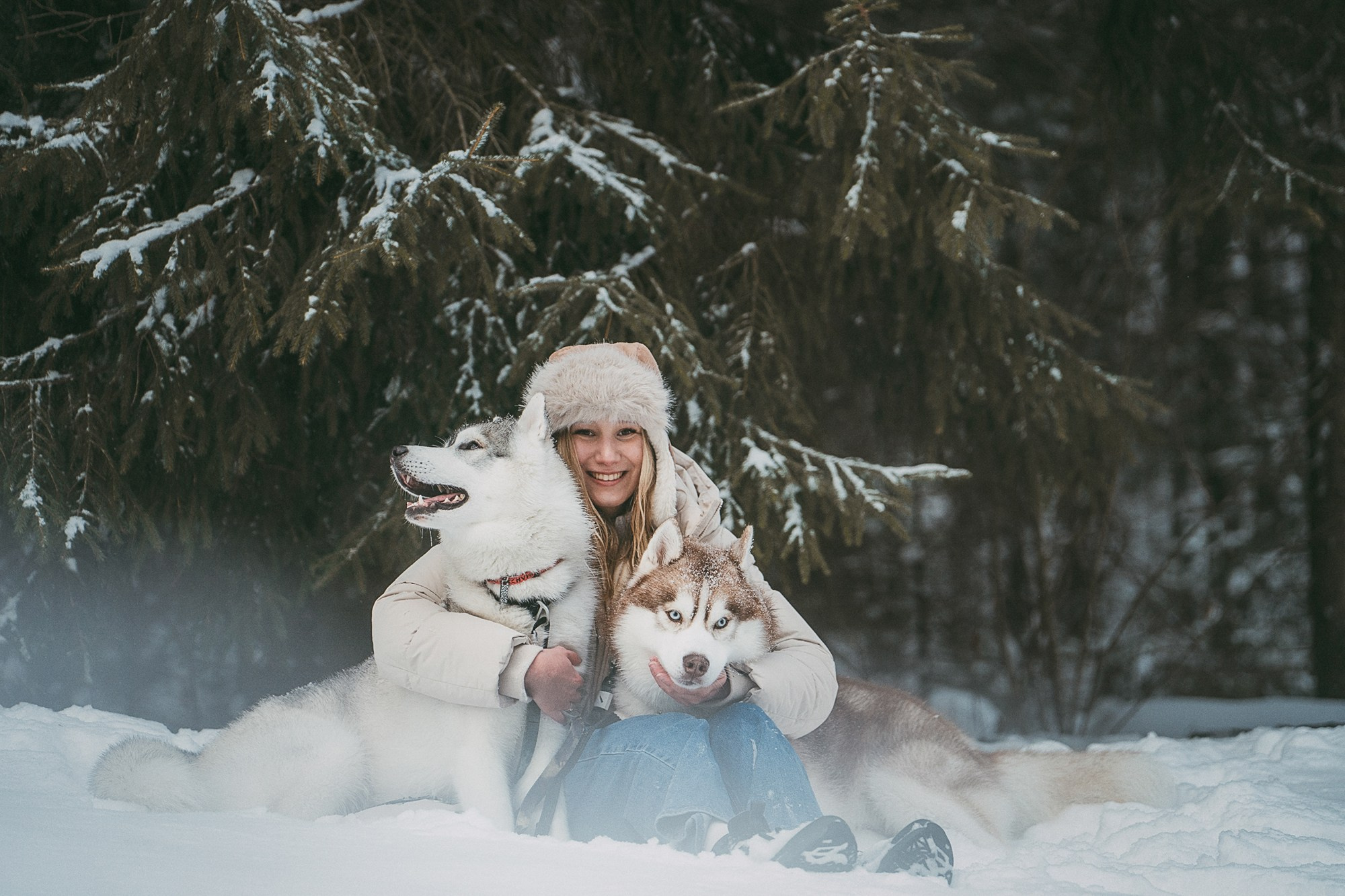 Полина, Уго и Пышка. Фотограф анималист в Москве и Санкт-Петербурге Свиридова Анна