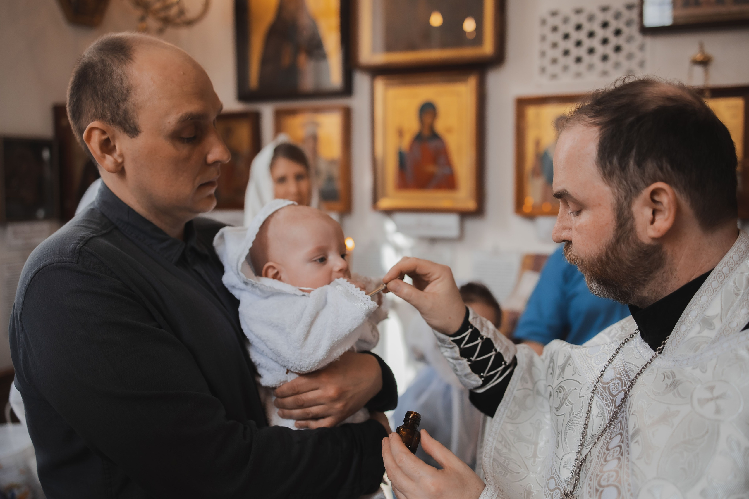 Крещение Дмитрия. Семейный, индивидуальный фотограф в Москве Ангели Марина