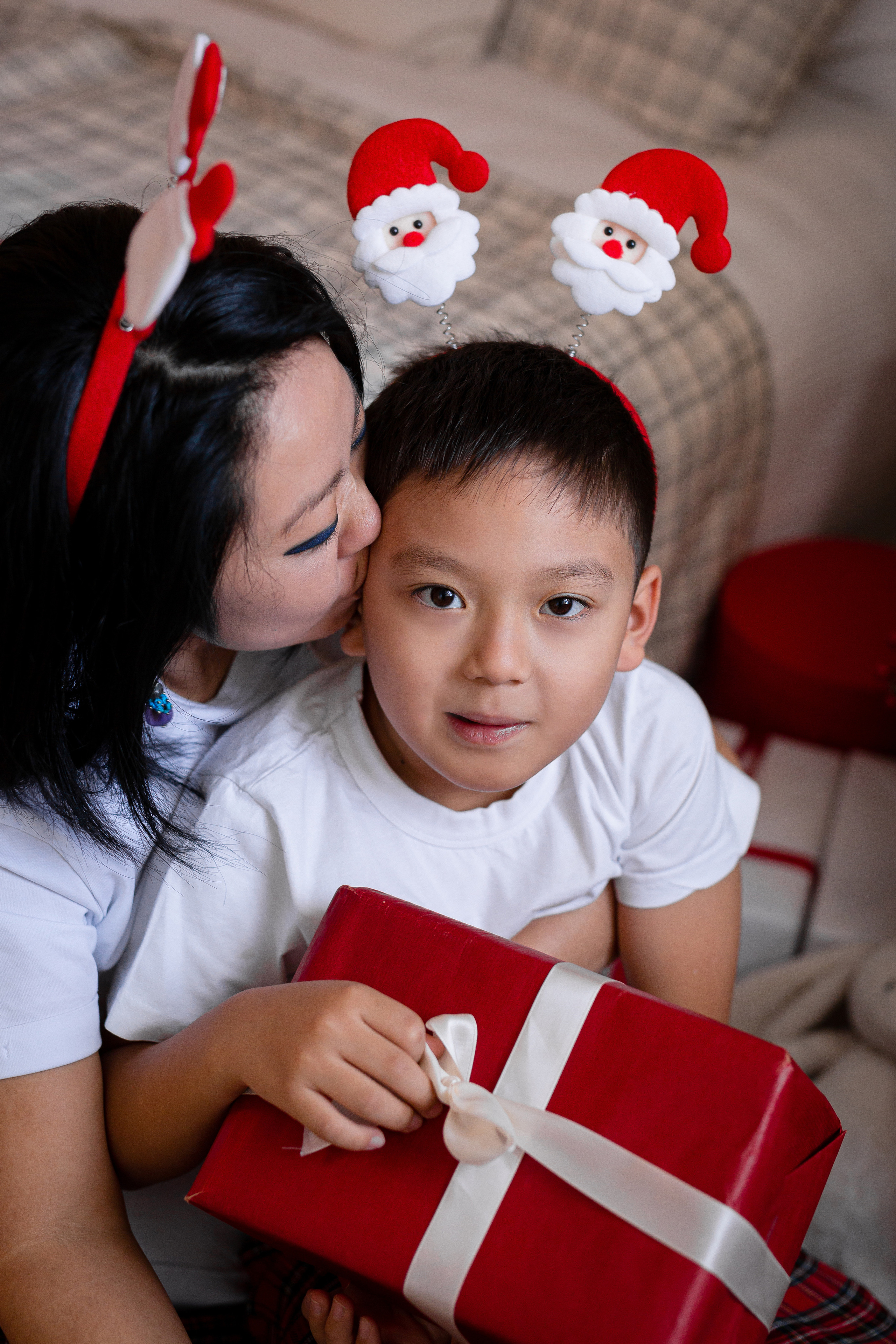 Новогодняя фотосессия в студии. Семейный фотограф Алёна Шаталова