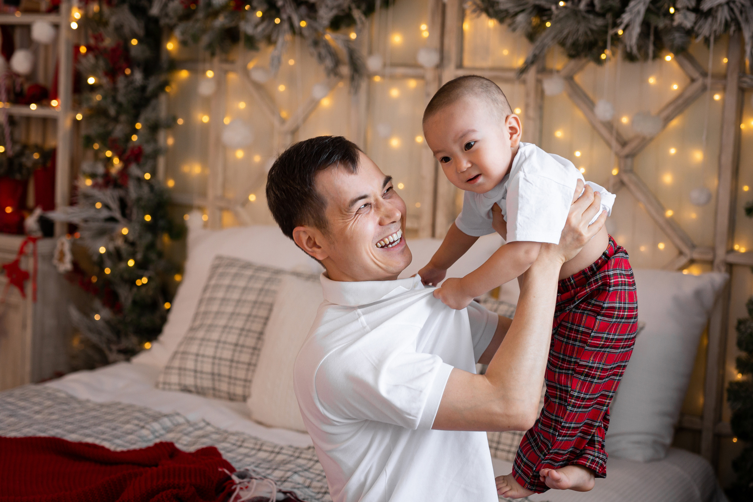 Новогодняя фотосессия в студии. Семейный фотограф Алёна Шаталова