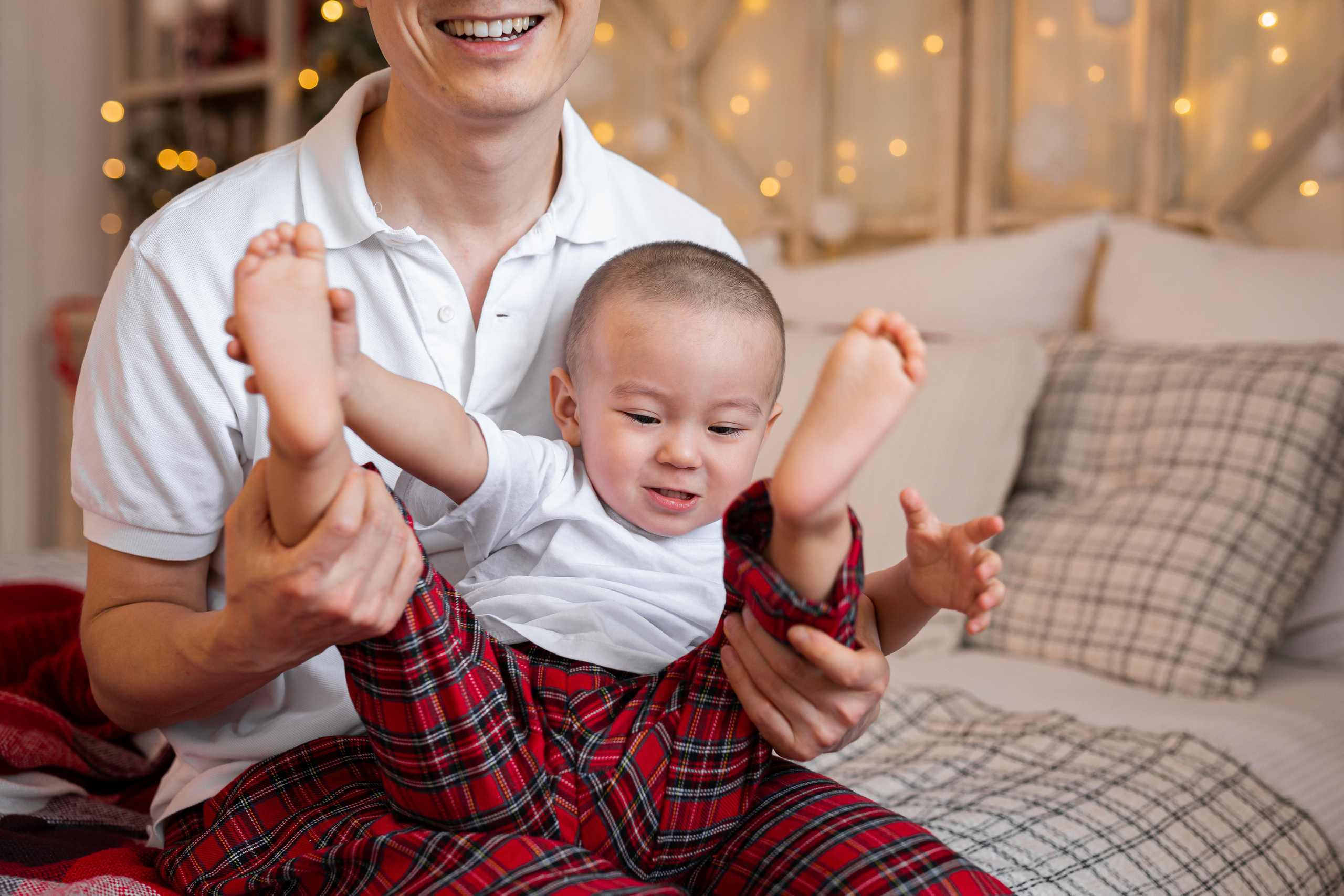 Новогодняя фотосессия в студии. Семейный фотограф Алёна Шаталова