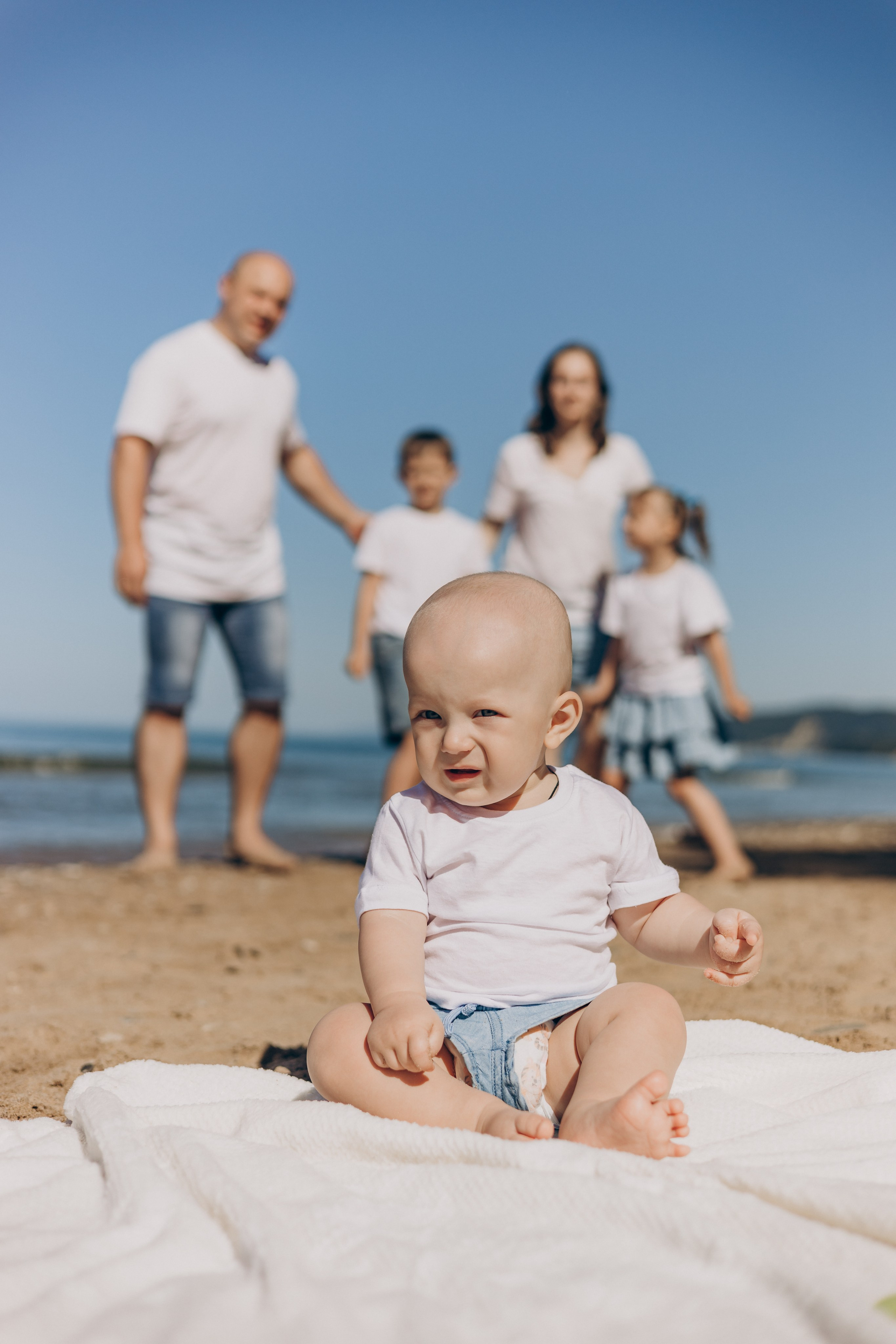 Сергей, Мария, Марк, Кира и Герман