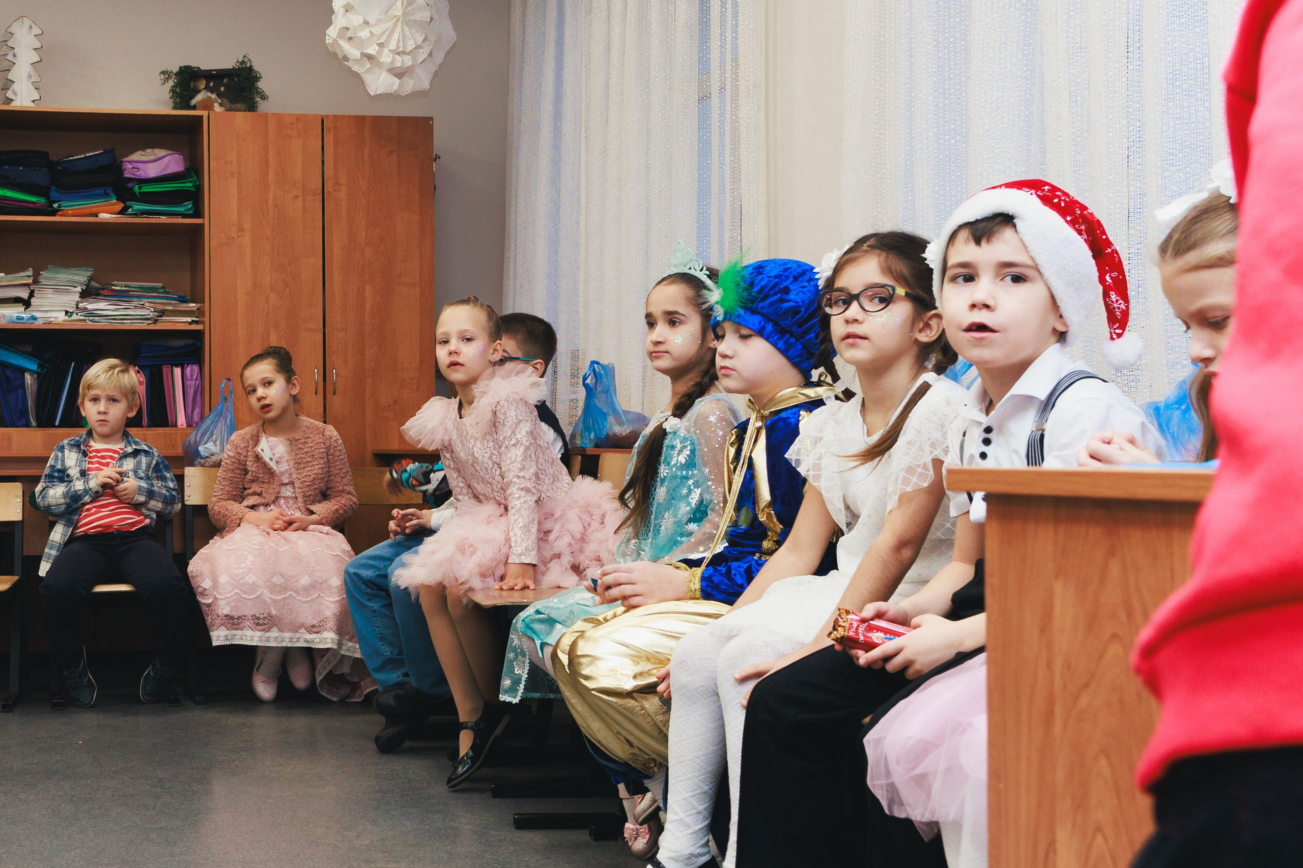 Новогодний утренник в начальной школе. Фотограф Воронеж, Новая Усмань Мария Бублик
