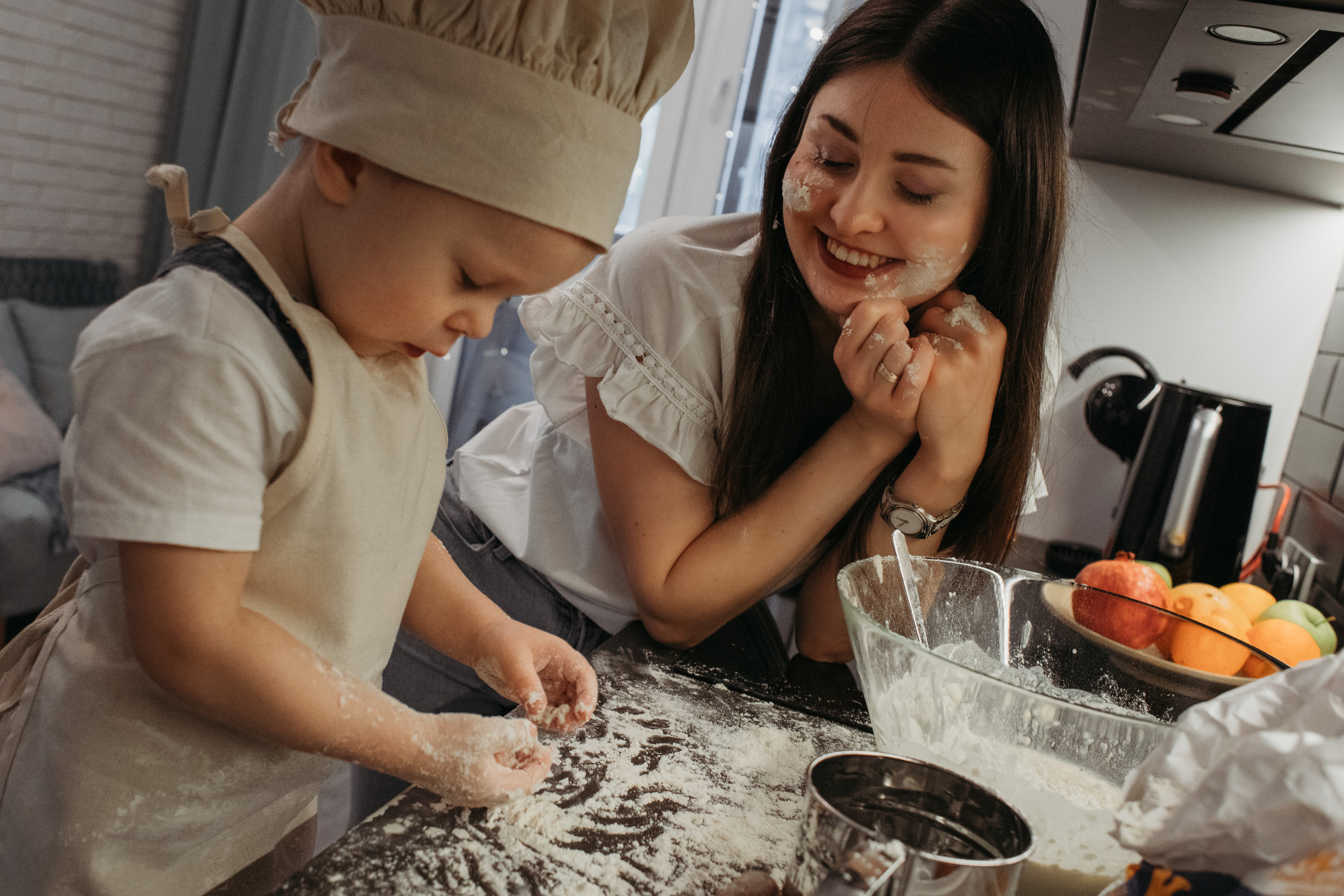 Готовим с малышом. Семейный фотограф в Санкт-Петербурге Ева Маркова