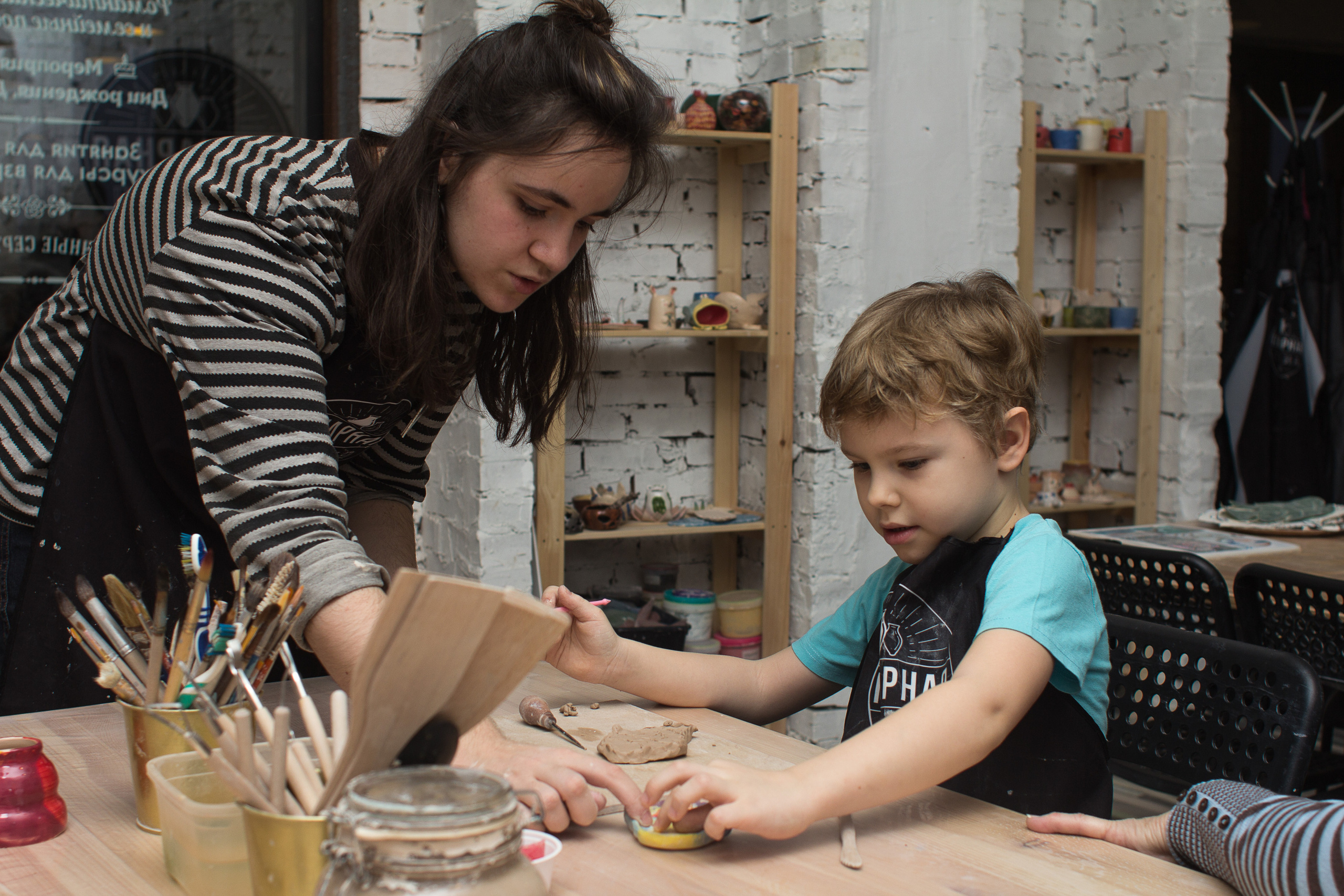 Гончарная студия номер № 1. Семейный фотограф в Санкт-Петербурге Ева Маркова