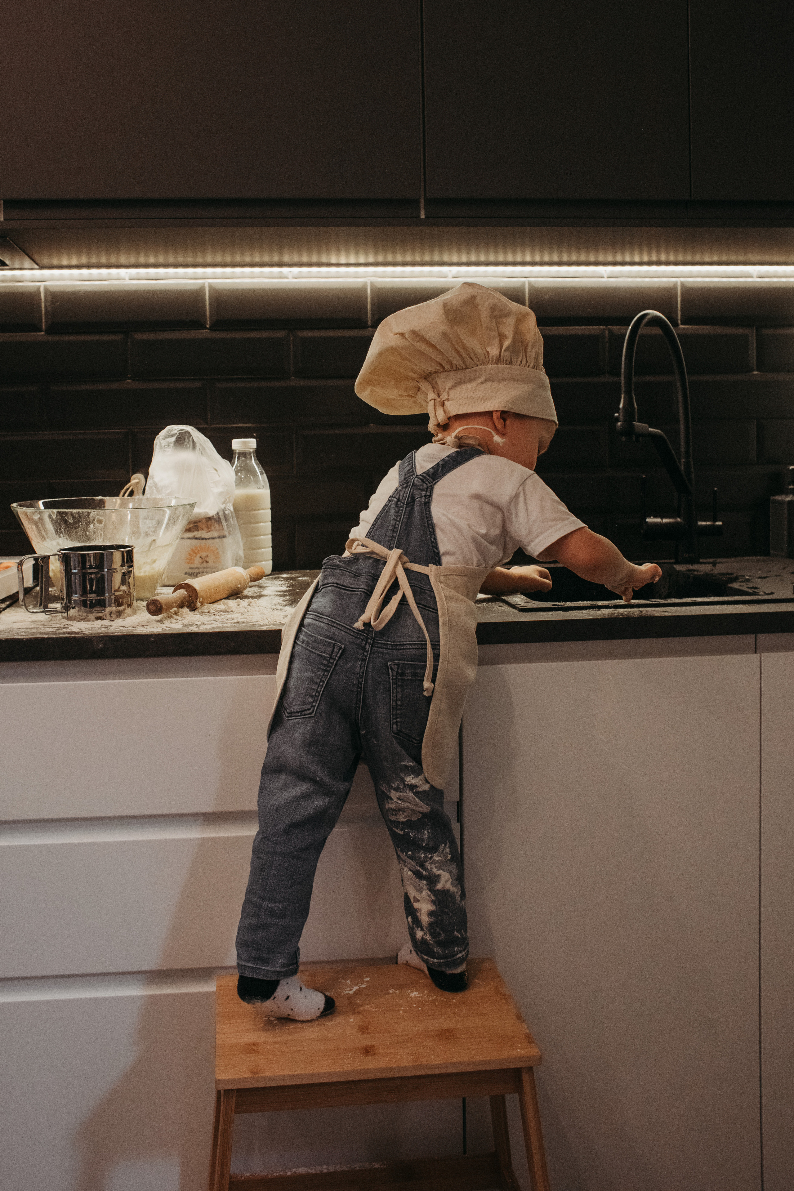 Готовим с малышом. Семейный фотограф в Санкт-Петербурге Ева Маркова