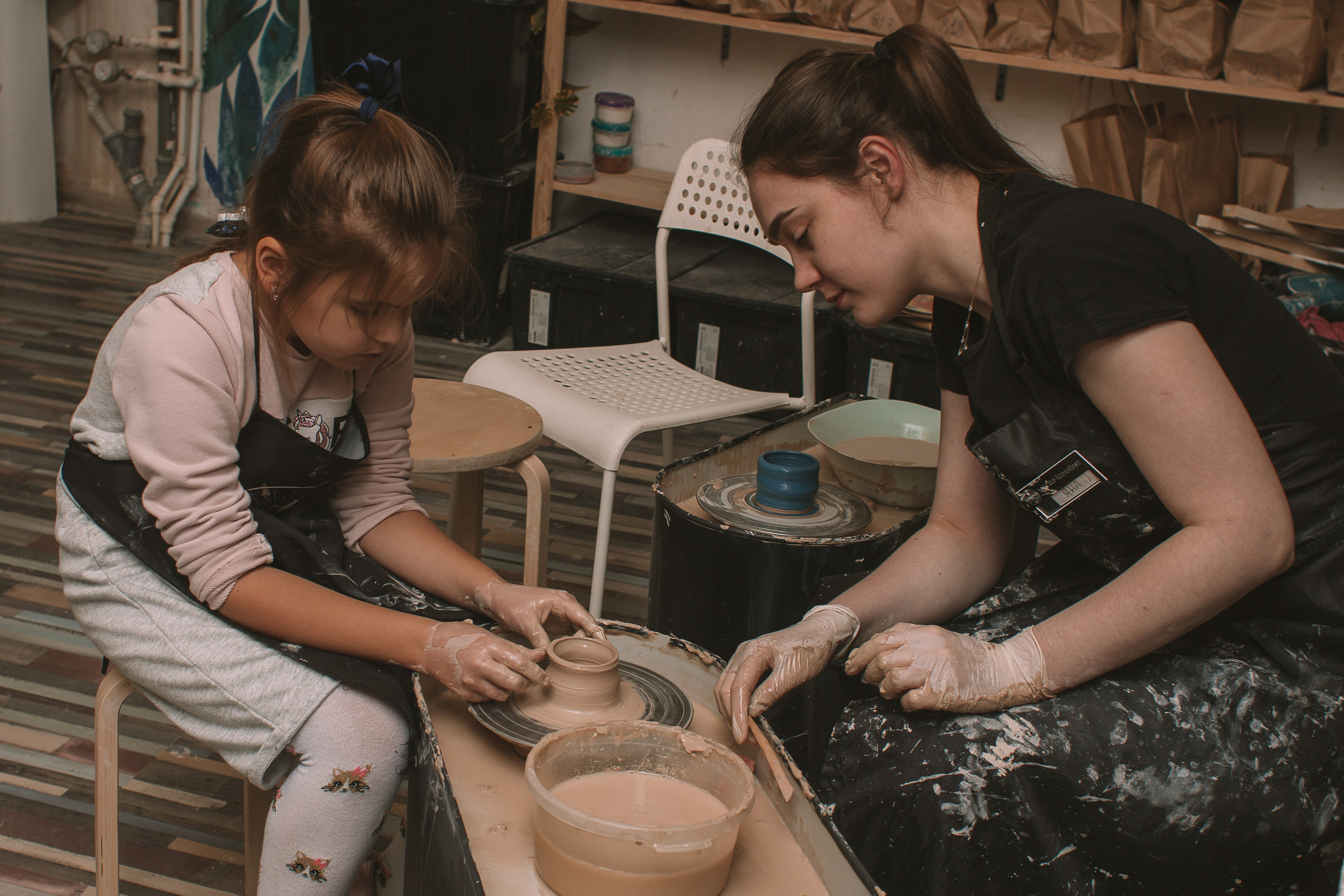 Гончарная студия номер № 1. Семейный фотограф в Санкт-Петербурге Ева Маркова