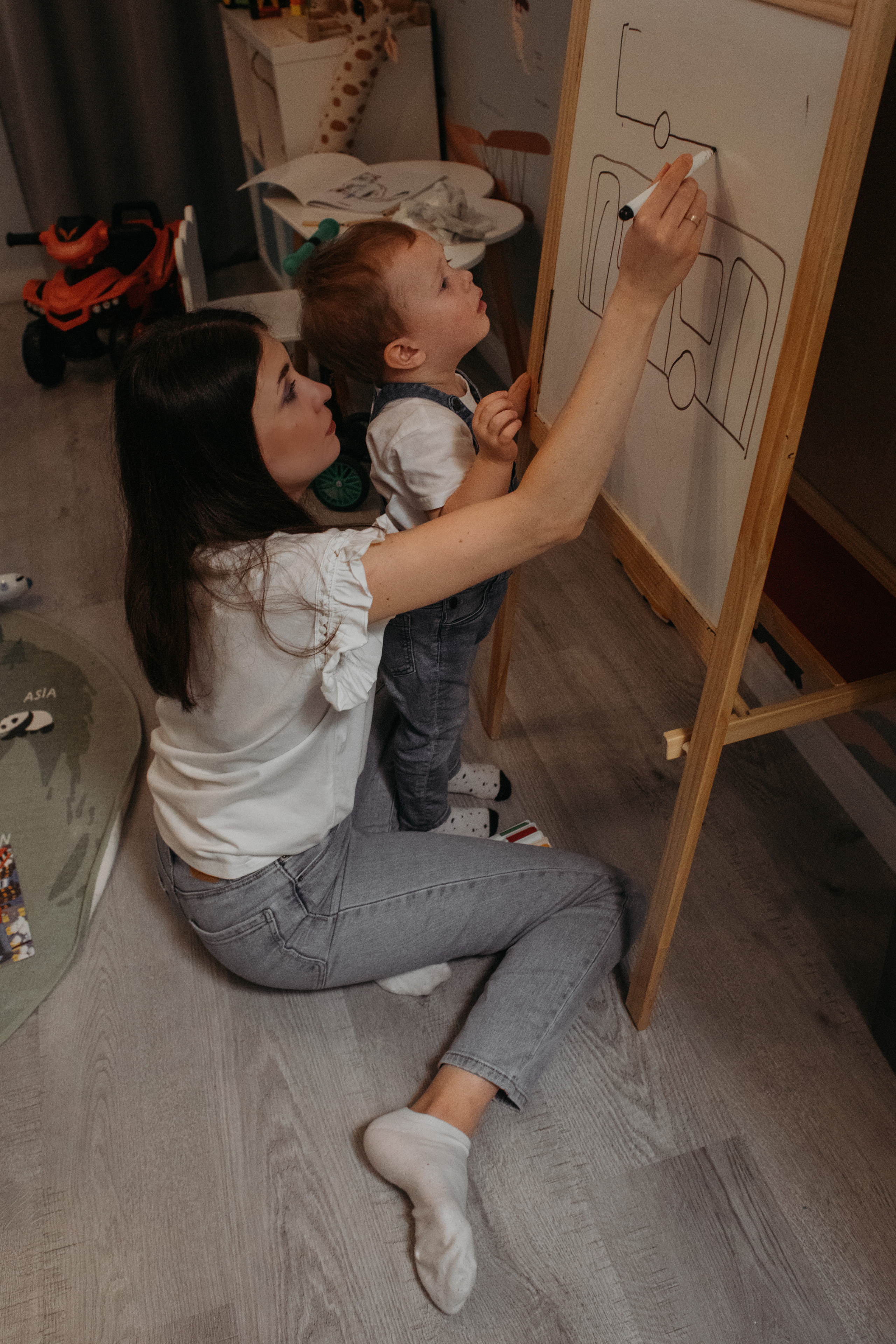 Готовим с малышом. Семейный фотограф в Санкт-Петербурге Ева Маркова