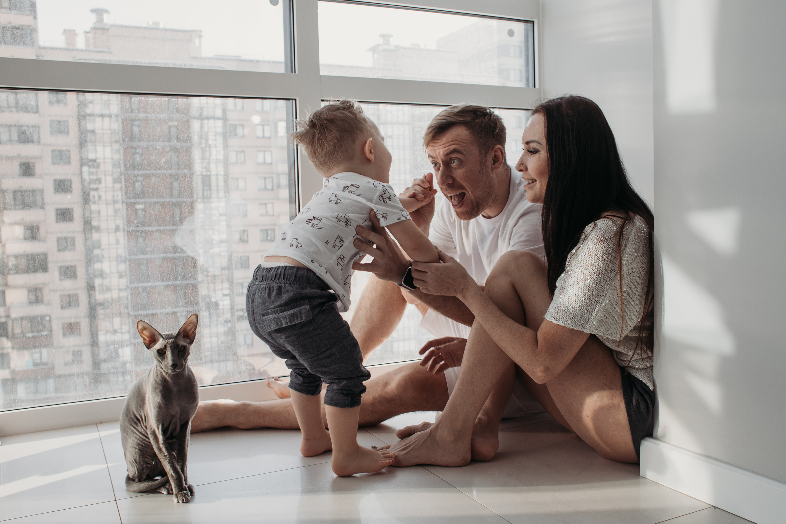 Полина, Александр и Лео. Семейный фотограф в Санкт-Петербурге Ева Маркова