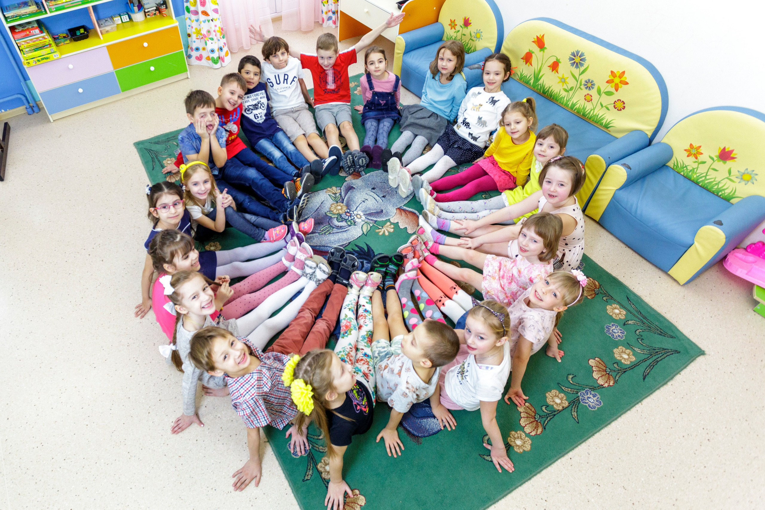 В детском саду