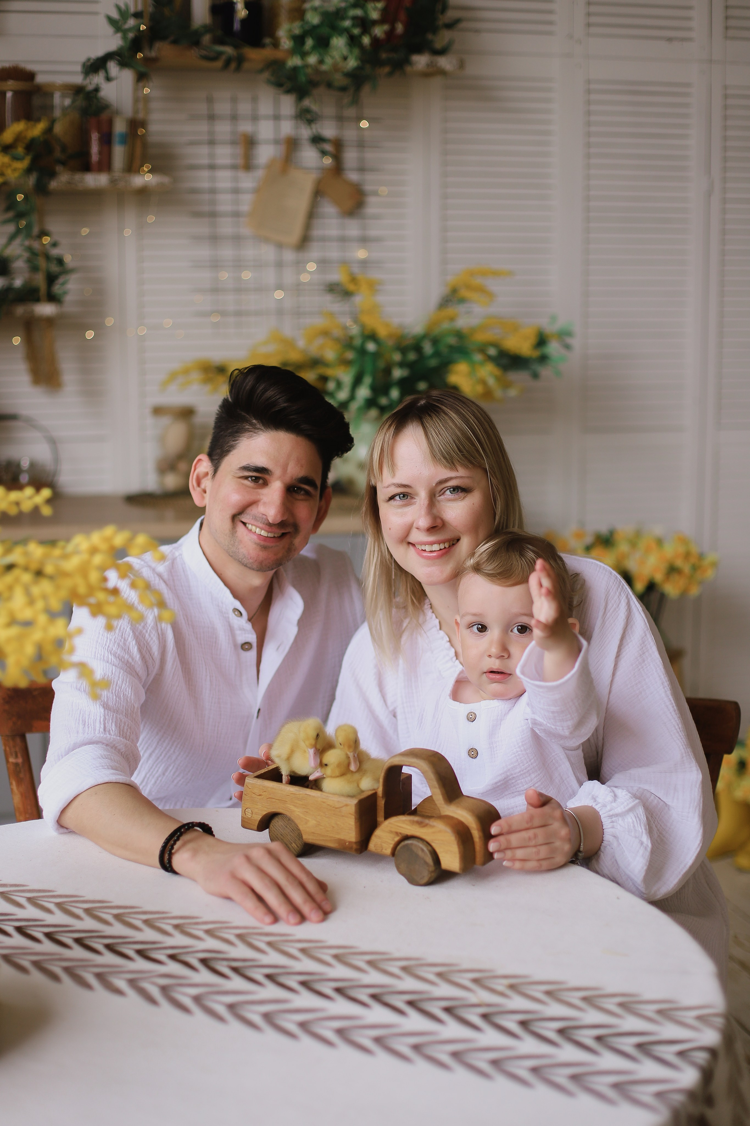 Андрей, Кристина, Лукас — с утятами. Свадебный, семейный и детский фотограф в Люберцах Зайцева Анастасия