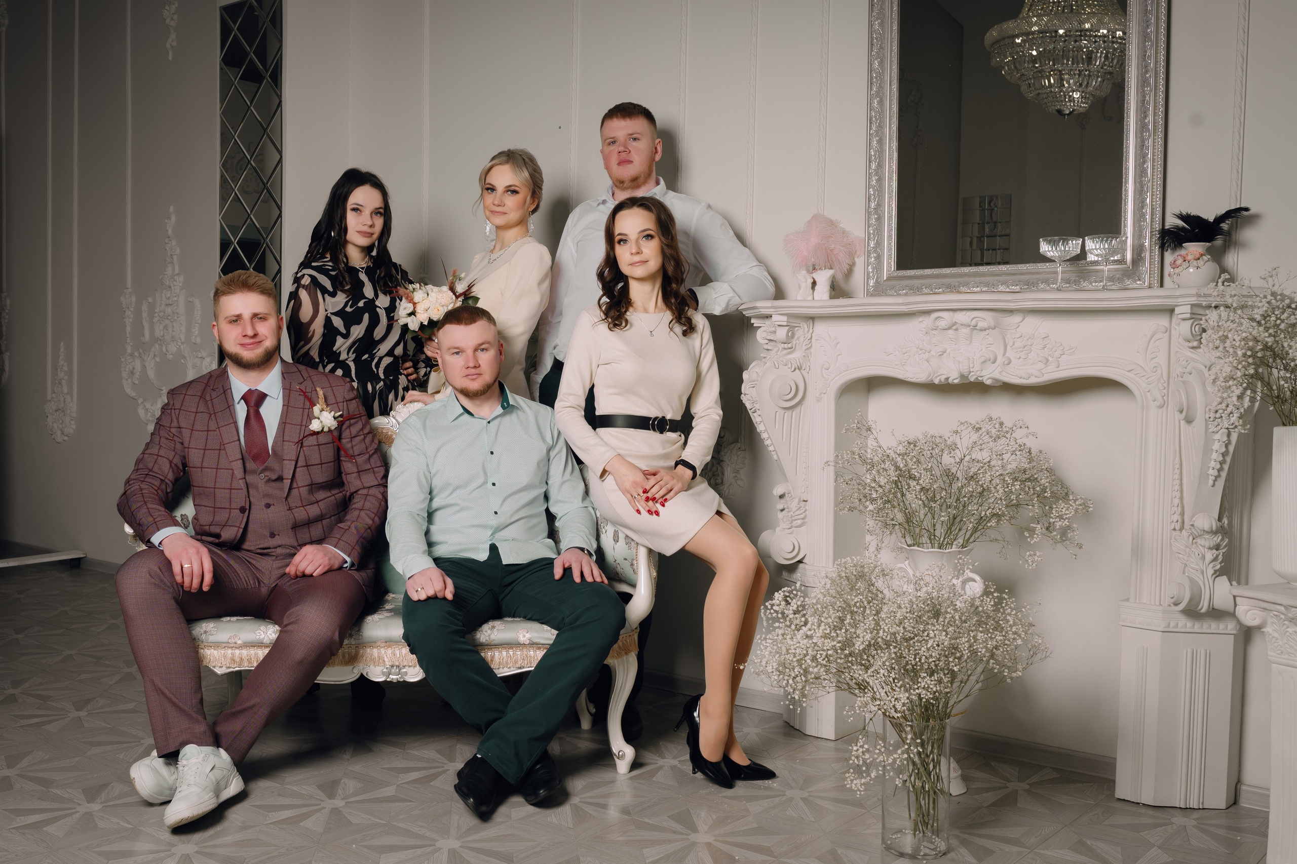 Свадебная фотосессия в студии. Фотограф Ким Наталья в Красноярске