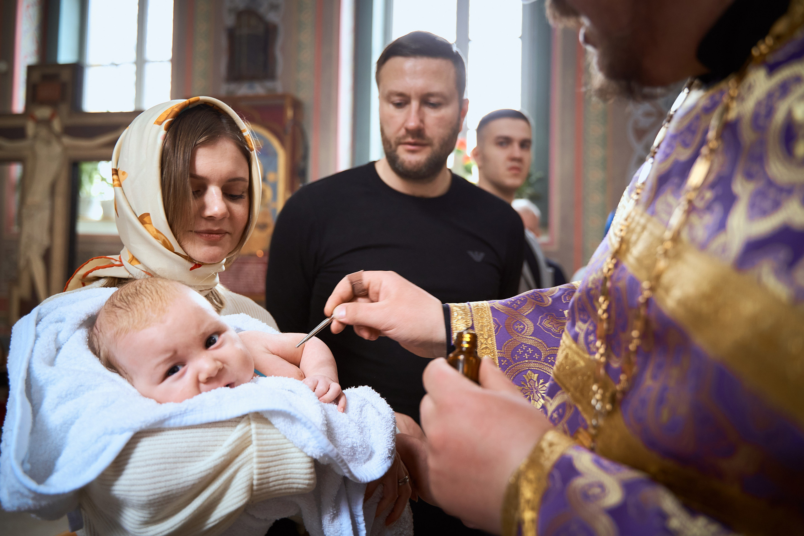 Артем Ракаев, крещение, съемка крещения, Кронштадт, крещение в Кронштадте, фотограф на крещение