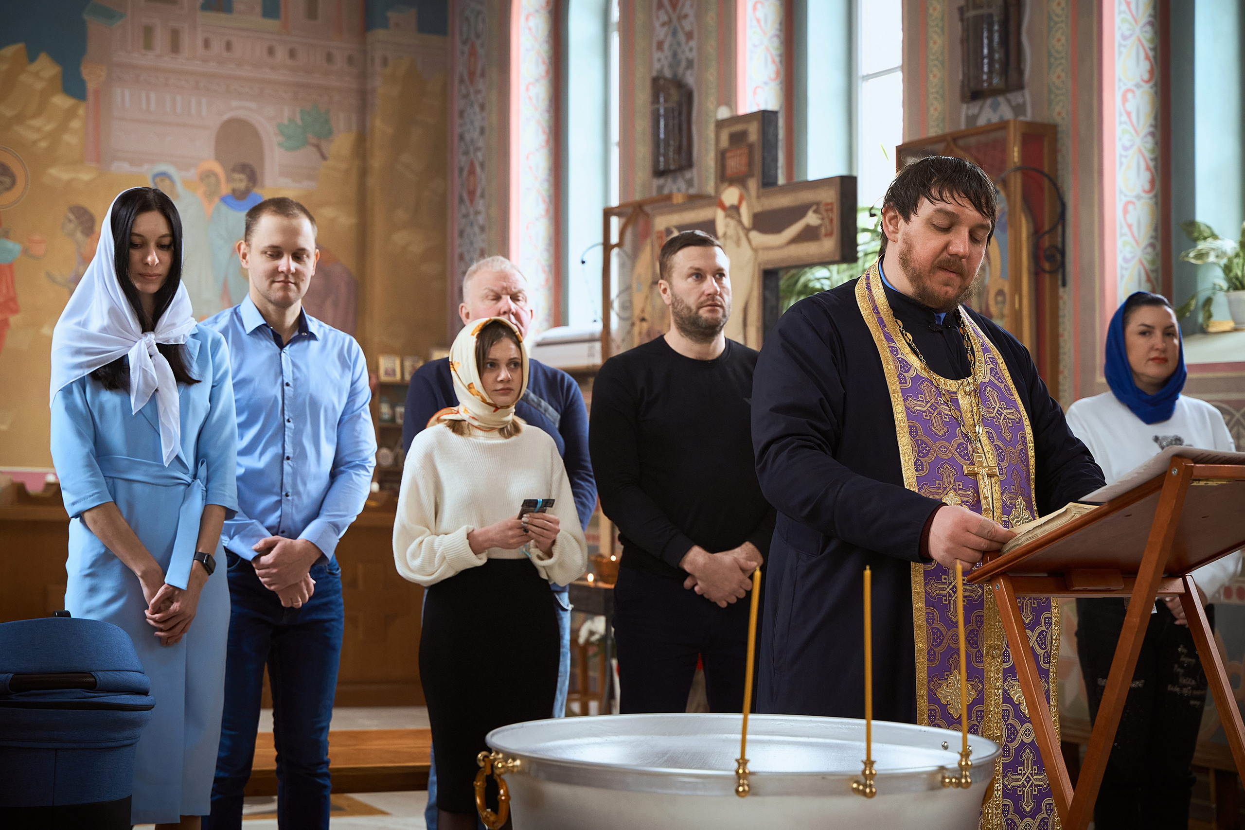 Артем Ракаев, крещение, съемка крещения, Кронштадт, крещение в Кронштадте, фотограф на крещение