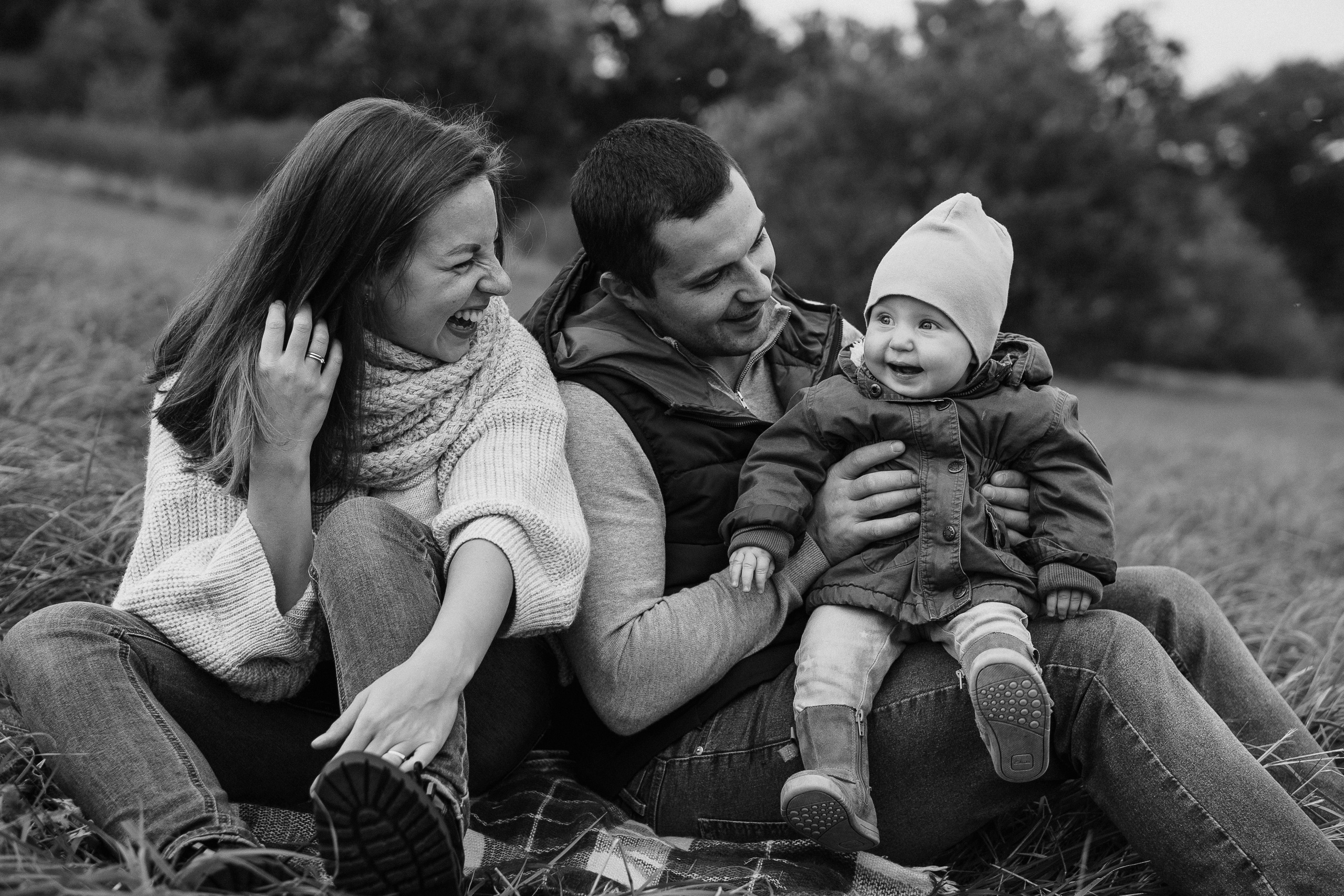 Семья Алеси и Ульяны на природе. Фотограф Ольга Игорева