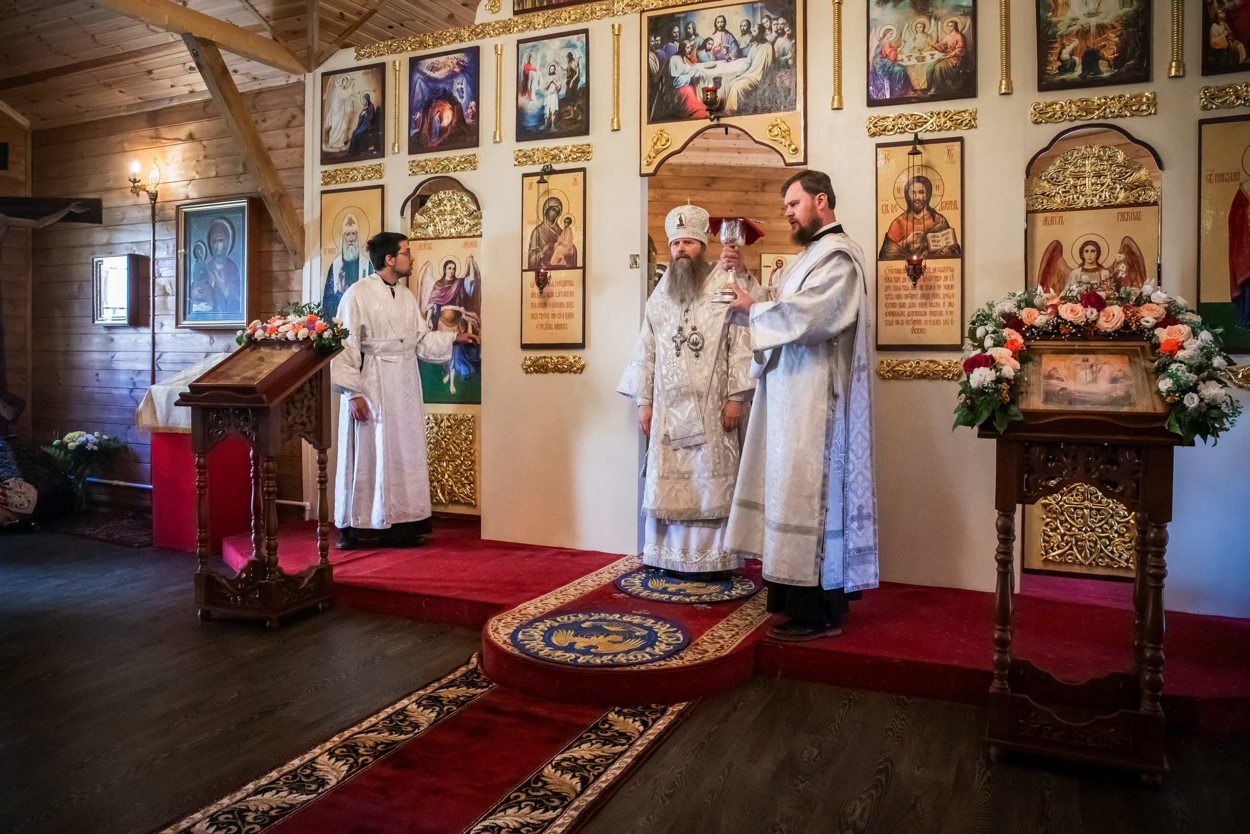 Епископ Силуан Павло-Посадский служба в храме св.Николая 25.08.2024. Арт- фотограф Москва