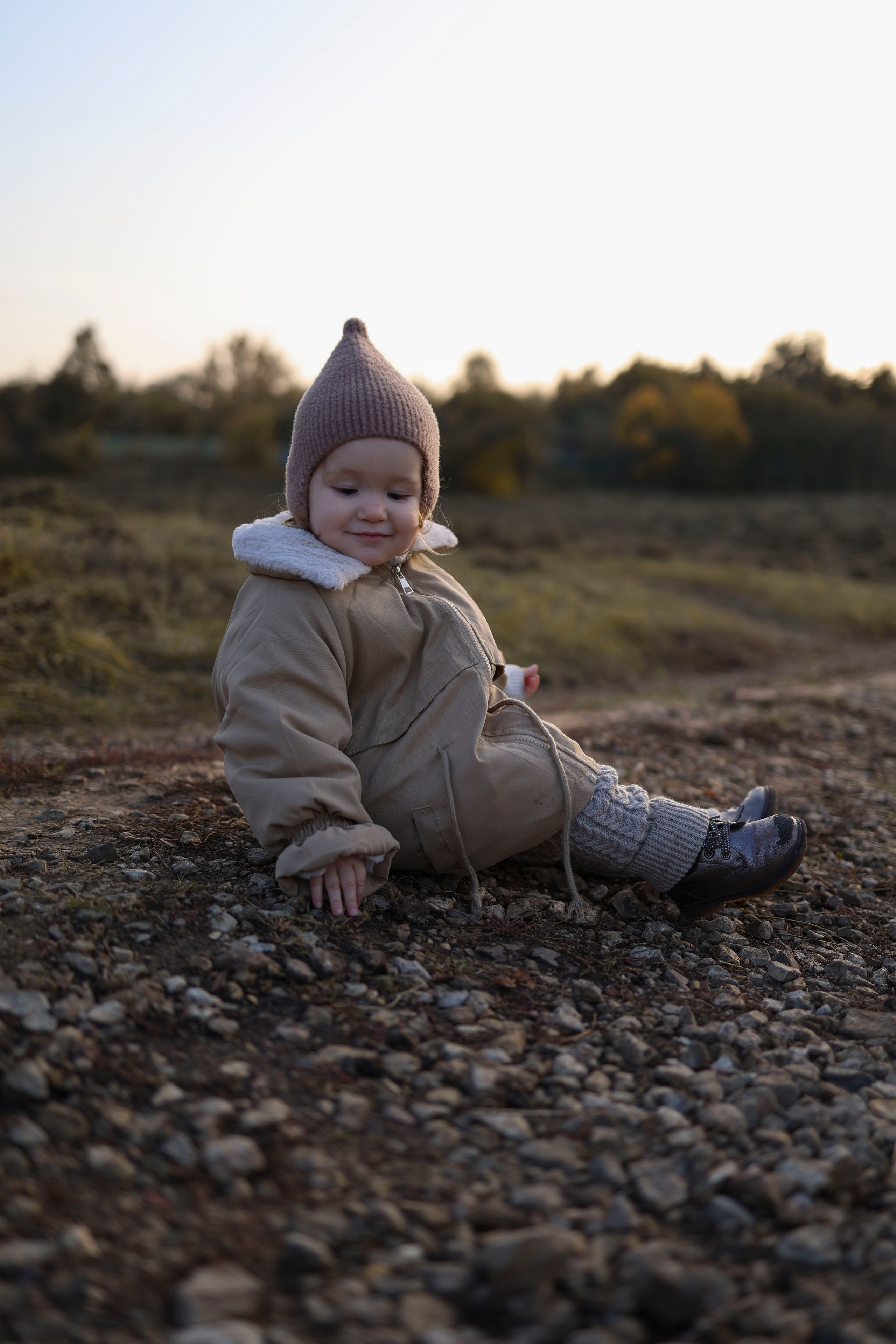 Осенняя прогулка папы с дочками. Семейный и детский фотограф в Москве Анастасия Мурга